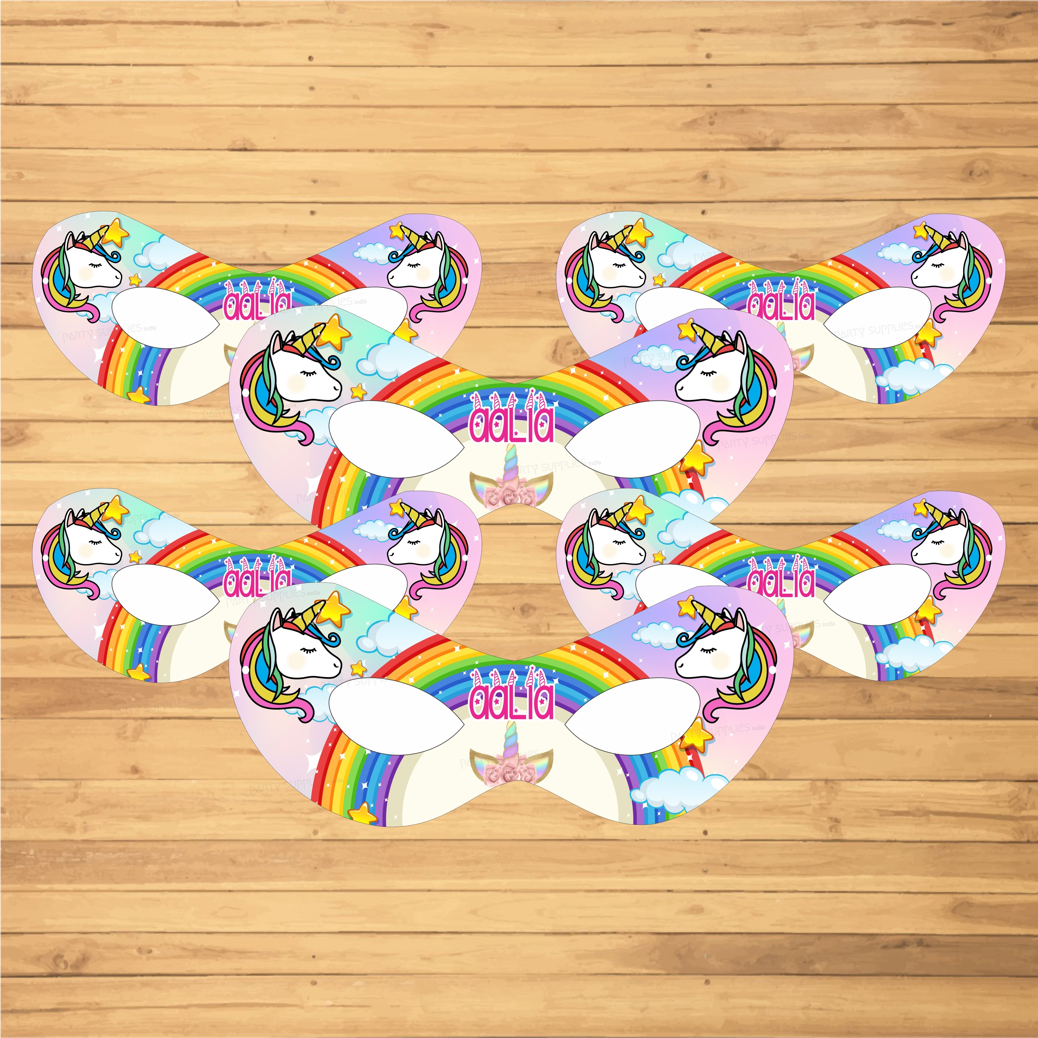 Unicorn Theme Personalized Eye Mask