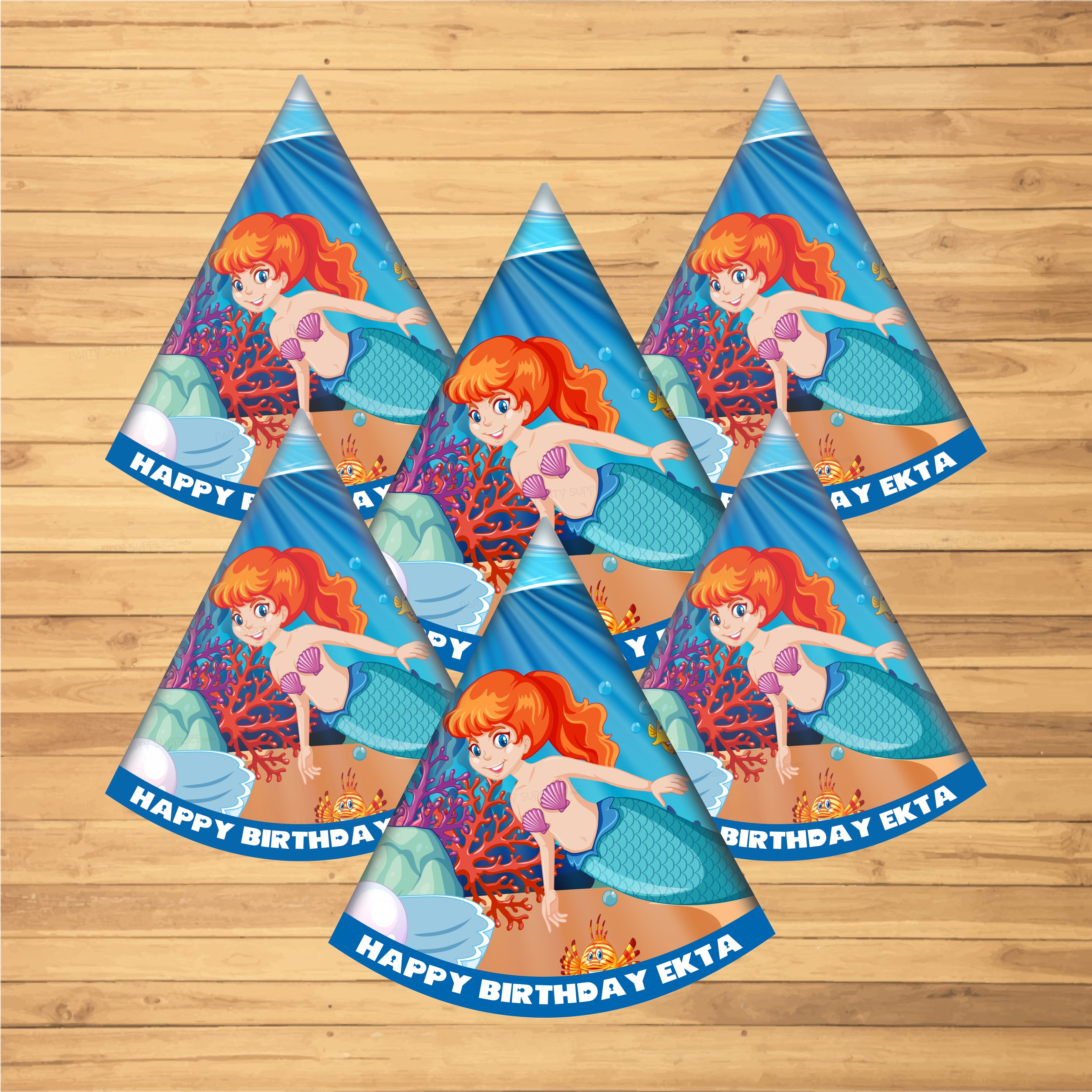 Mermaid Theme Personalized Hat