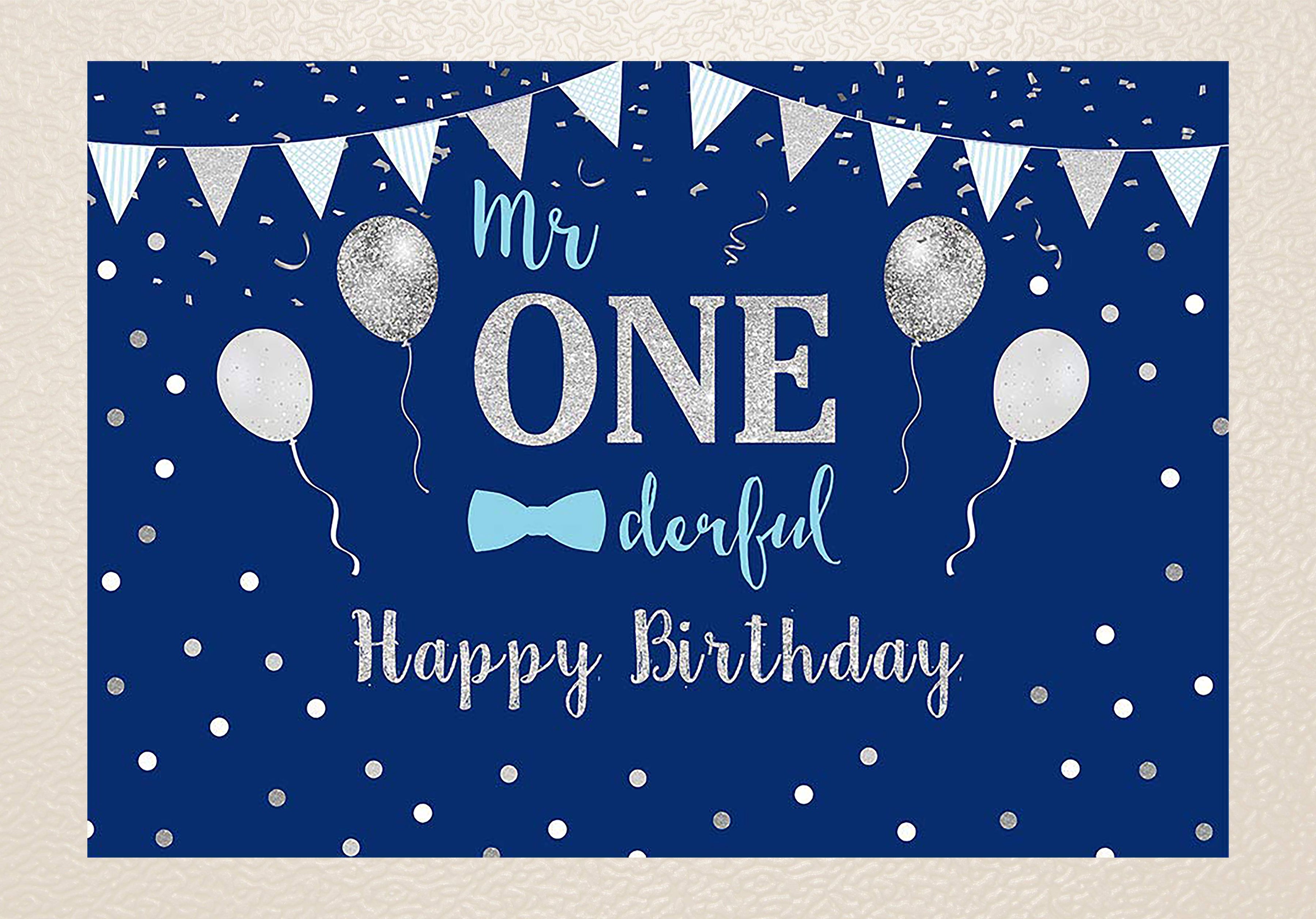 Little Man Theme Backdrop