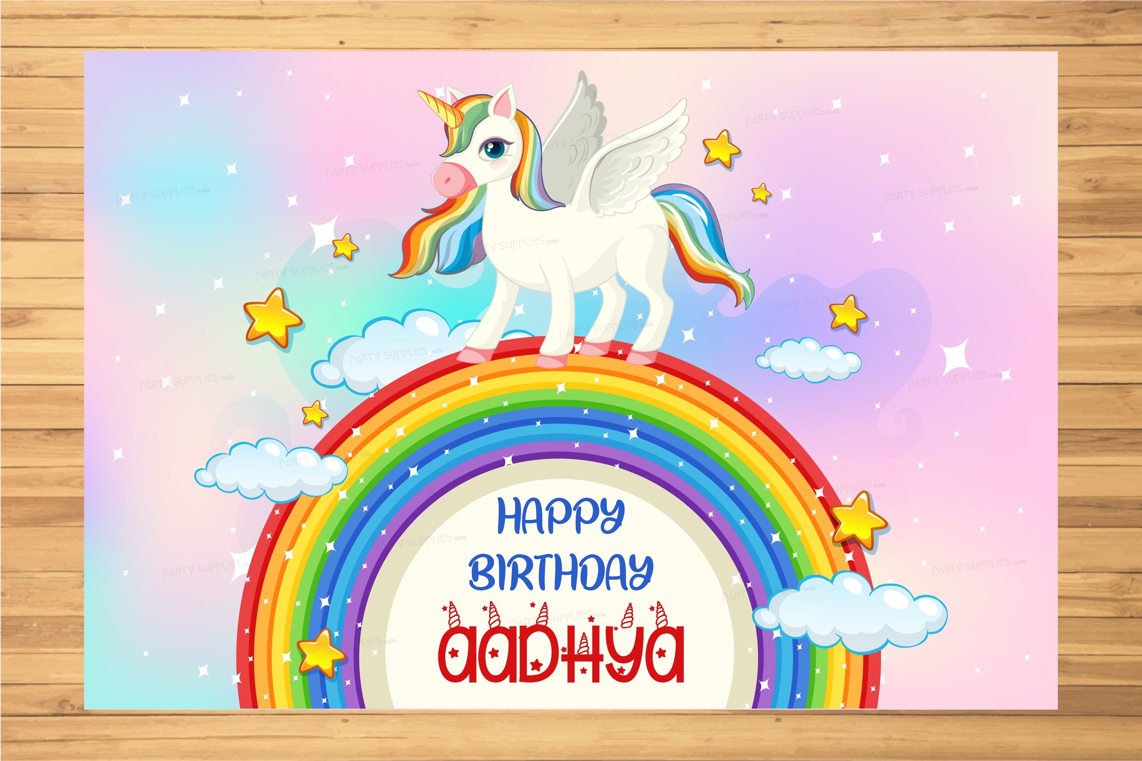 Unicorn Theme Customized Backdrop