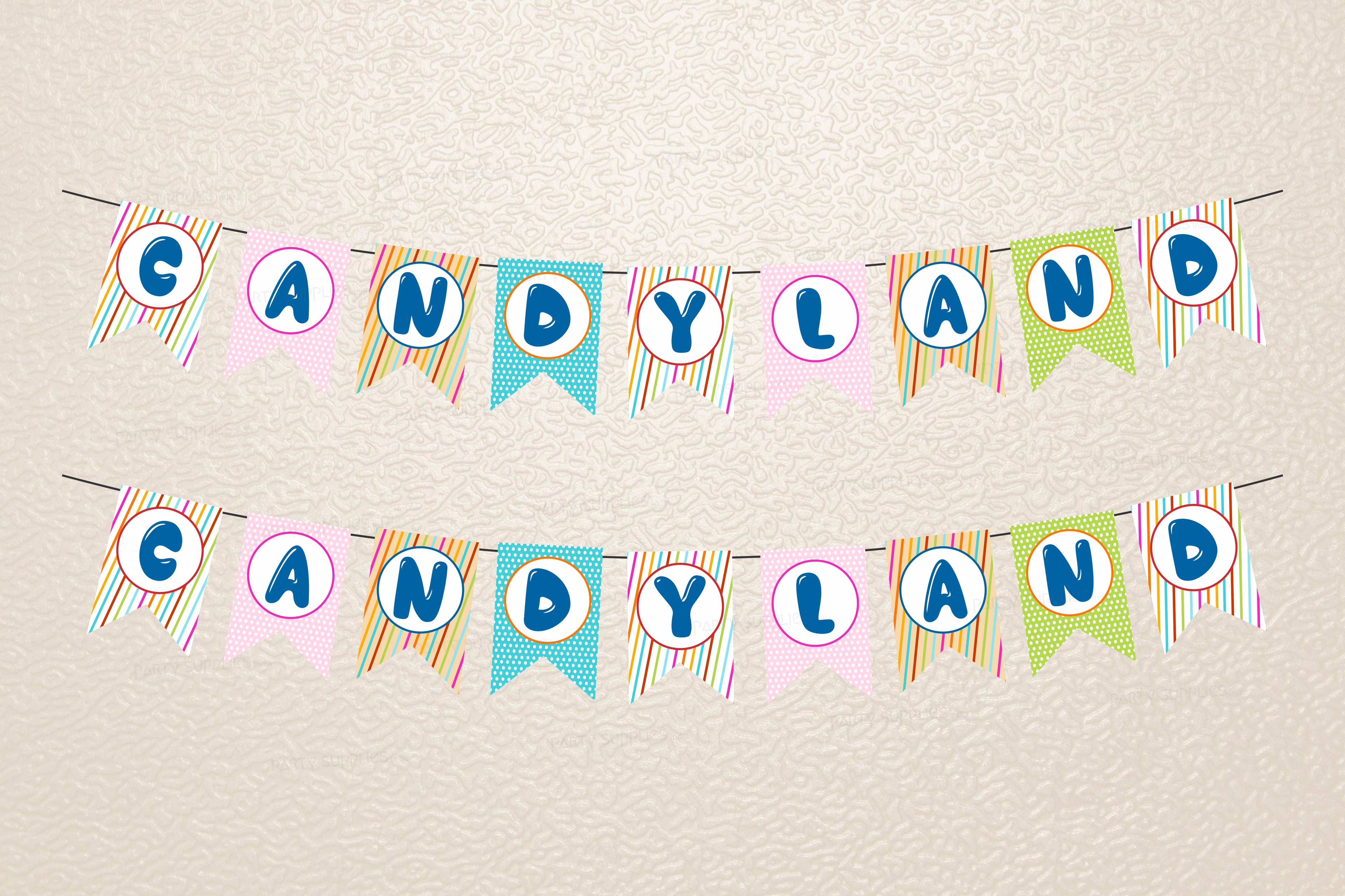 Candy Flag Theme Hanging