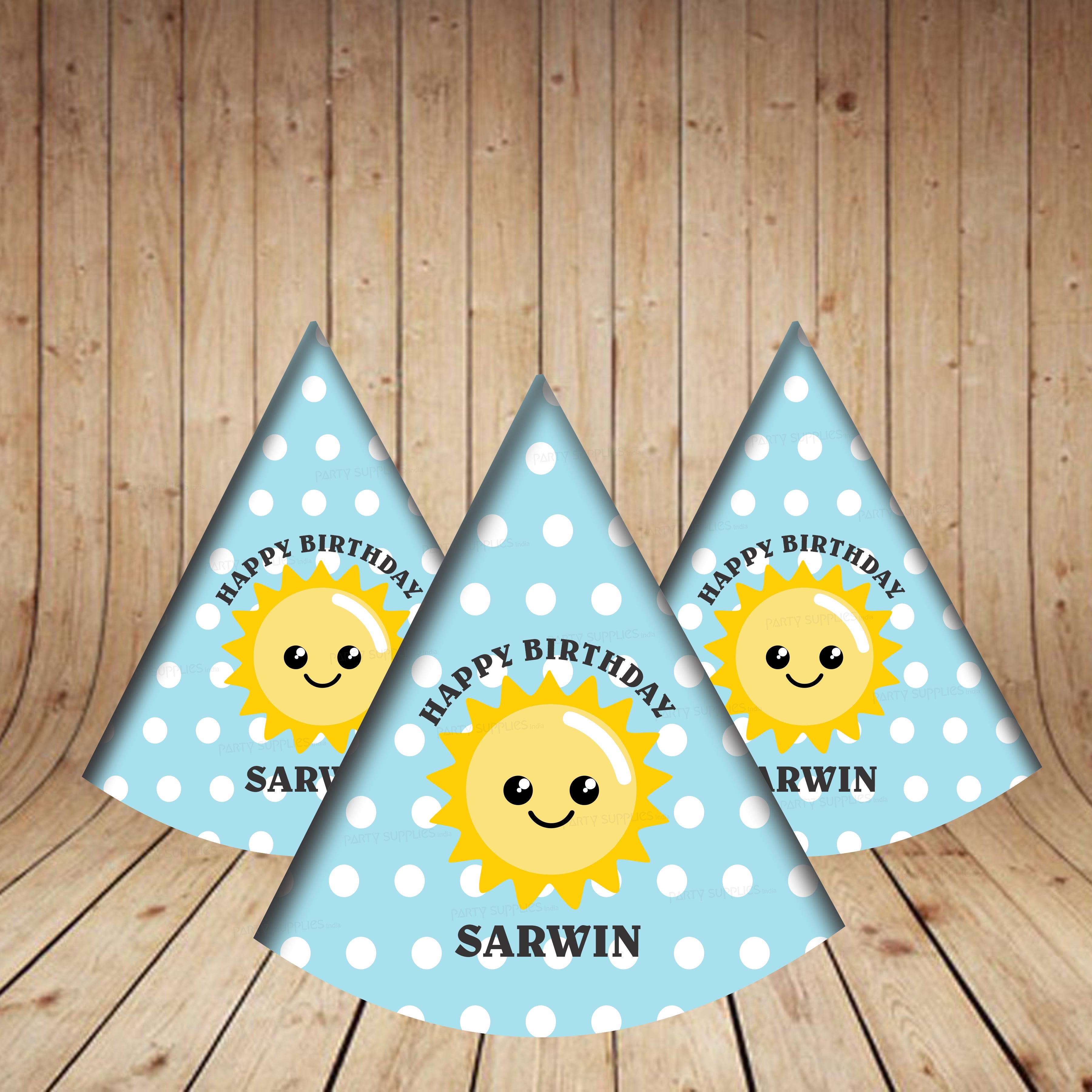 Sunshine Theme Boy Personalized Hat