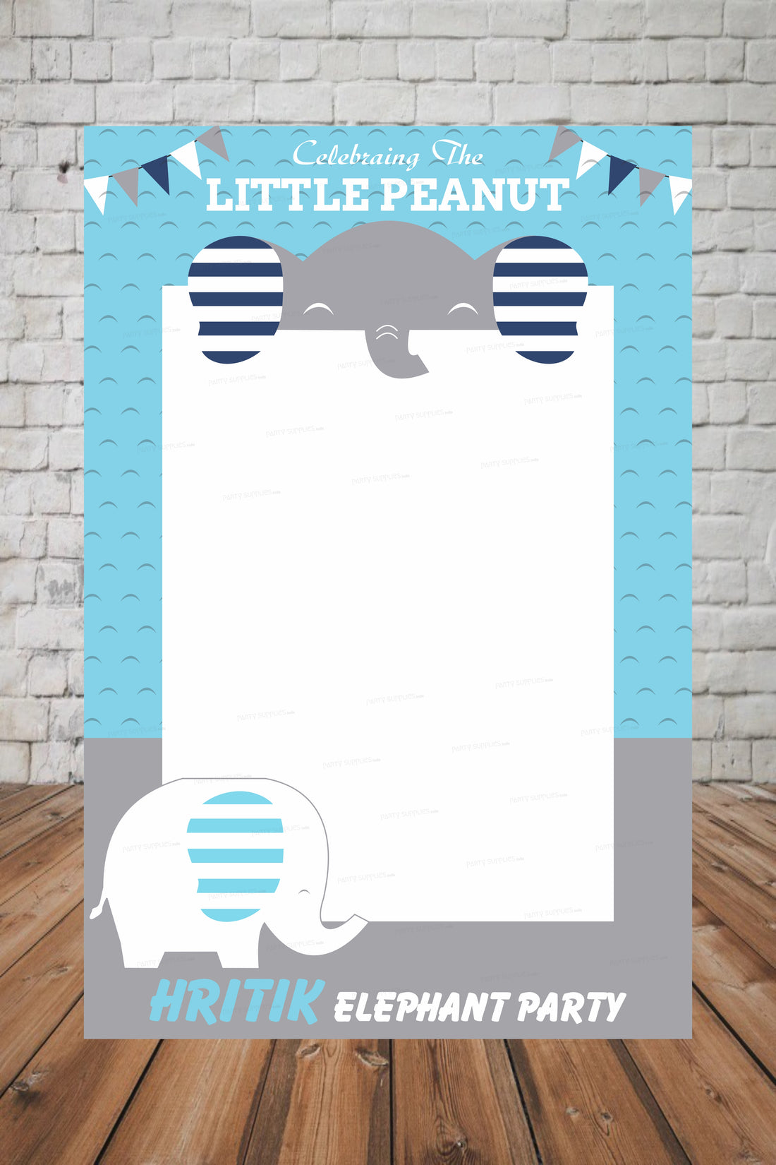 Blue Elephant Theme Photobooth