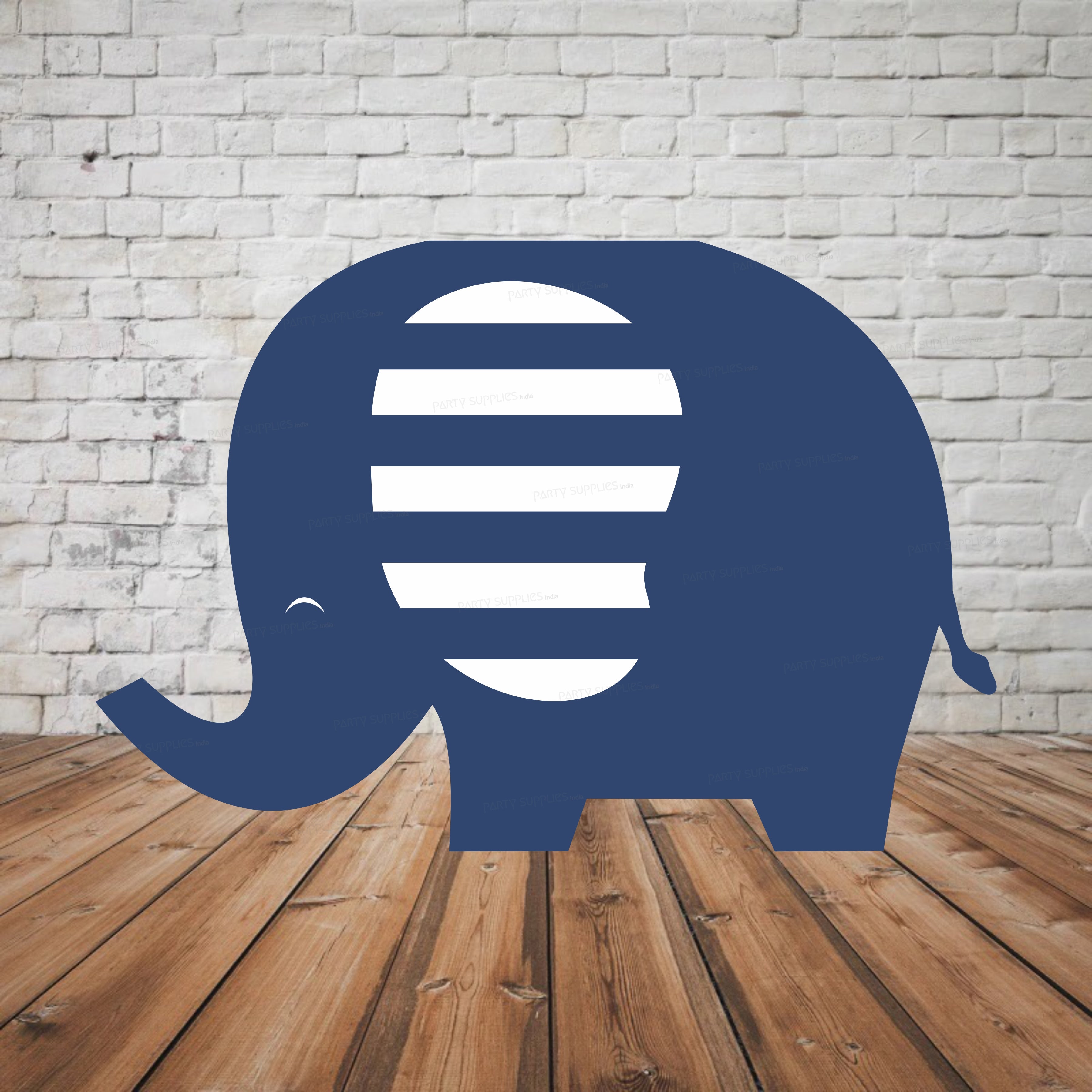 Blue Elephant Theme Cutout BLE-03