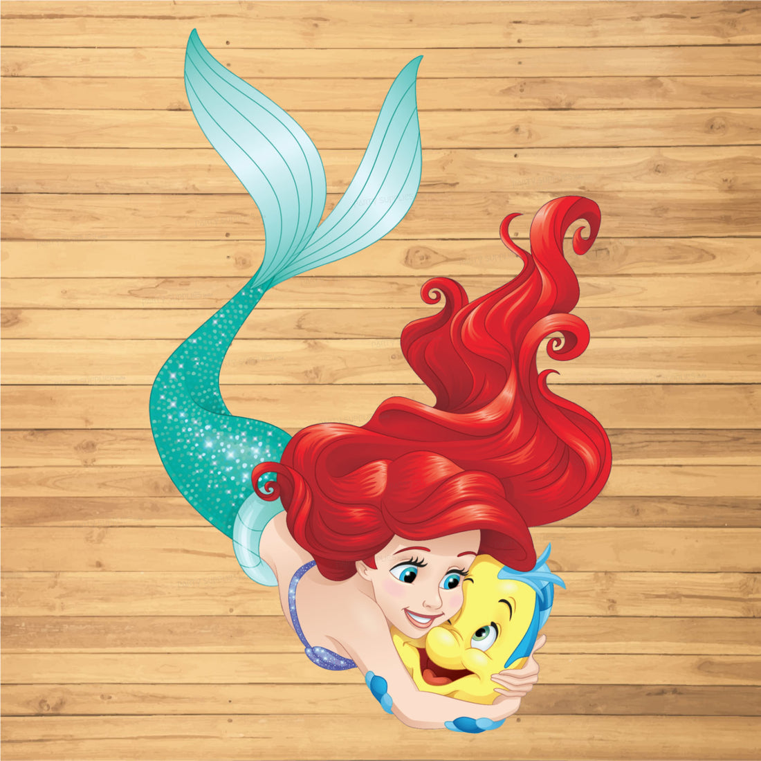 Mermaid Theme with doll Cutout