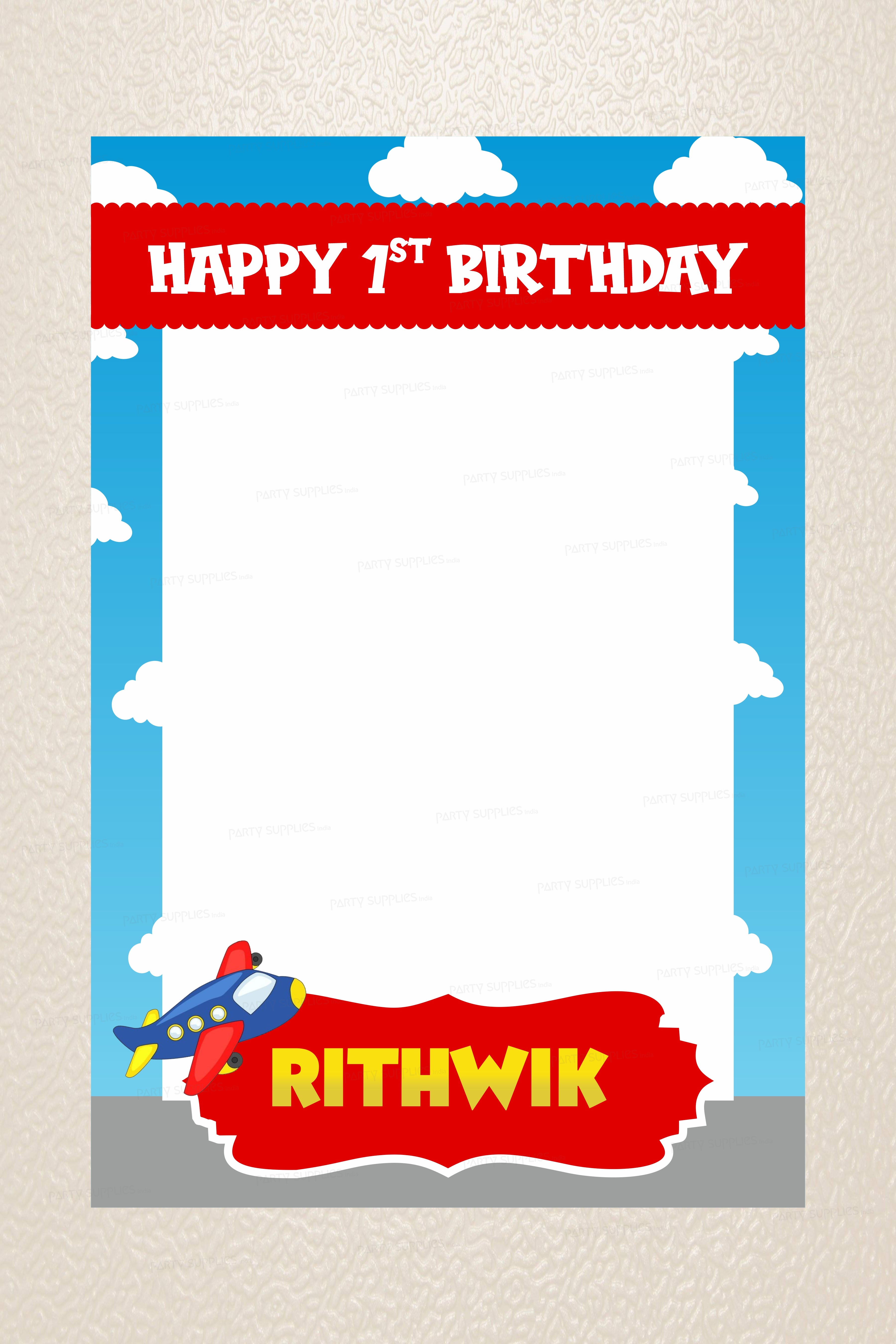 Aeroplane Theme Photobooth