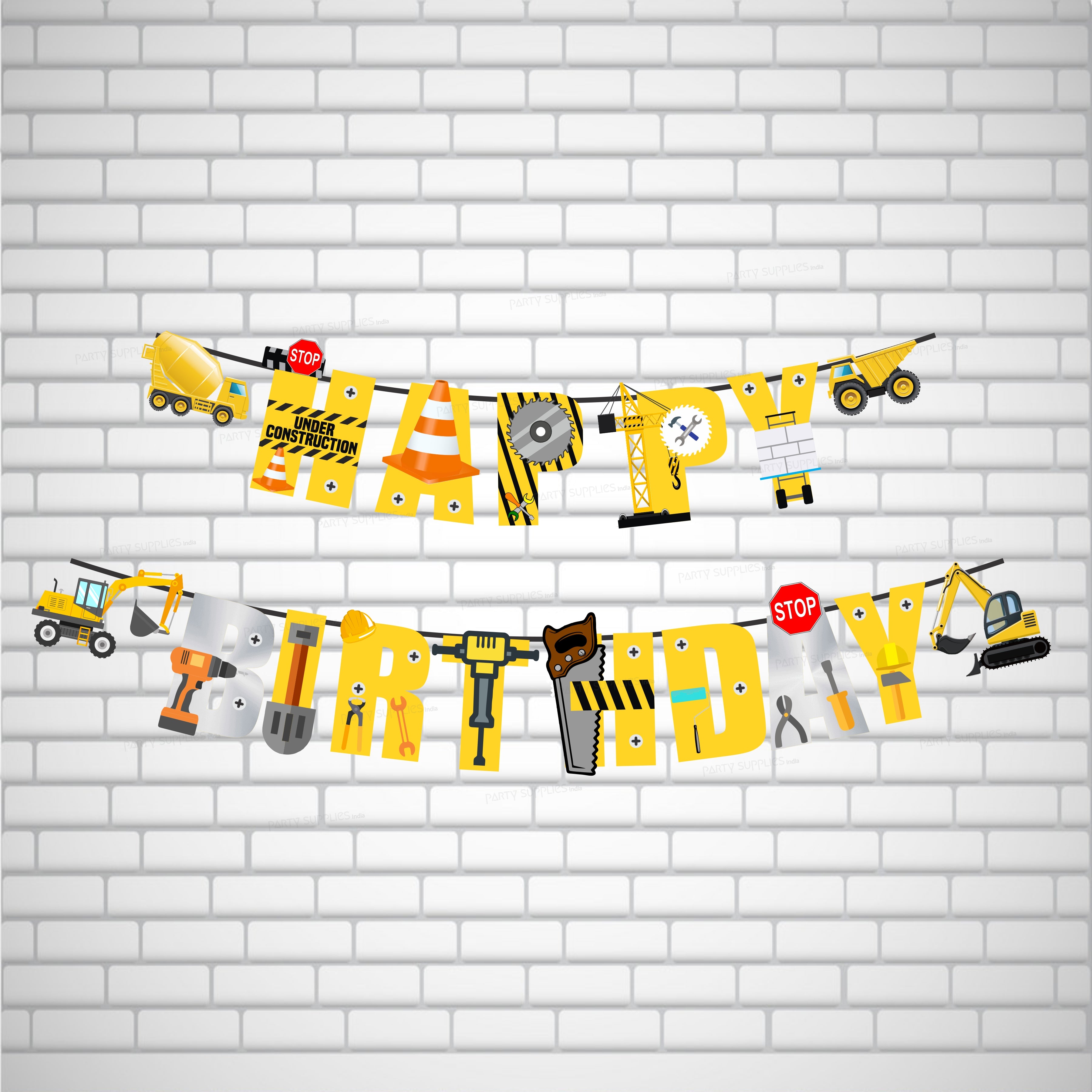 Construction Theme Customized Hanging