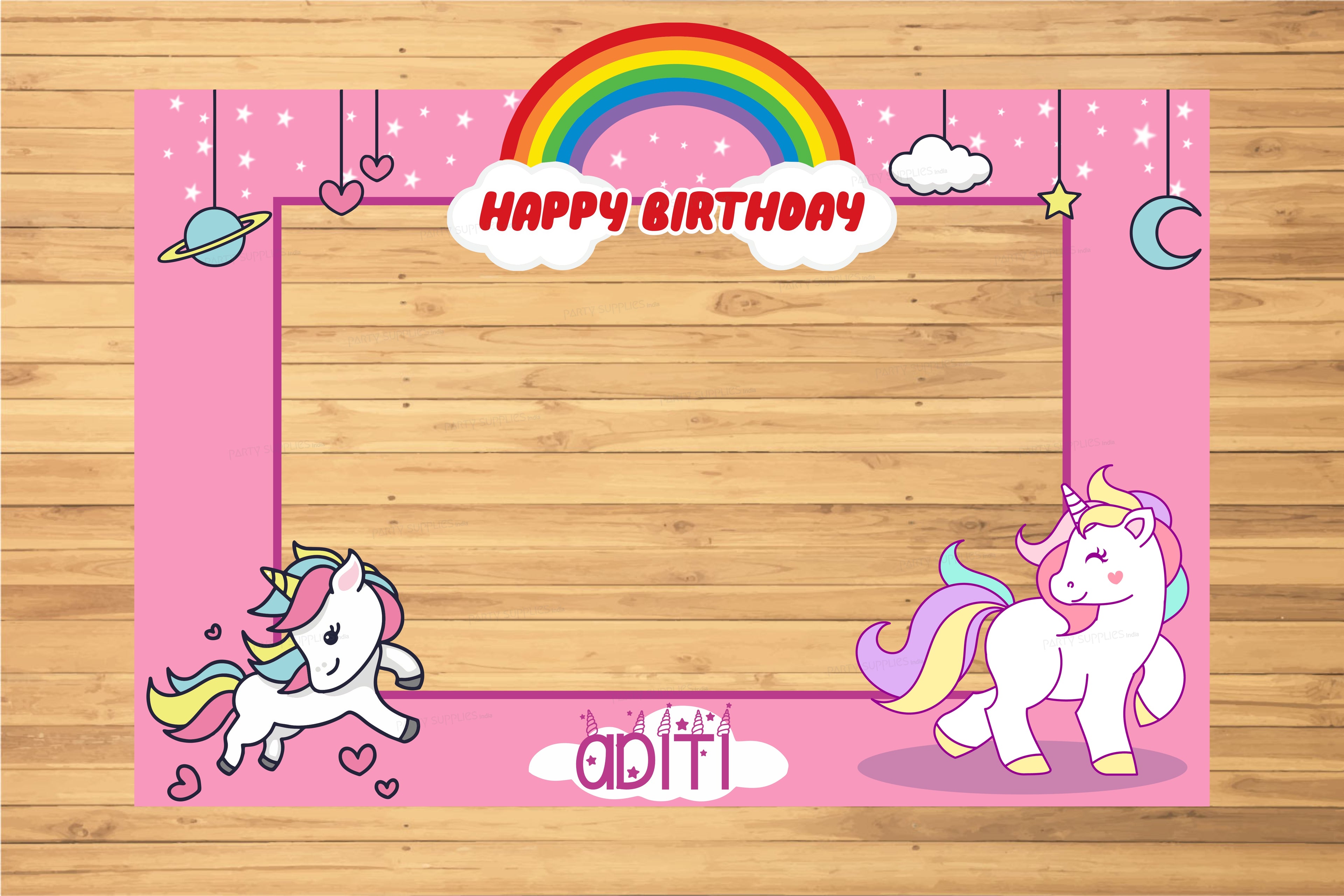 Unicorn Theme Photobooth - image 2 of 3 | Party Supplies India
