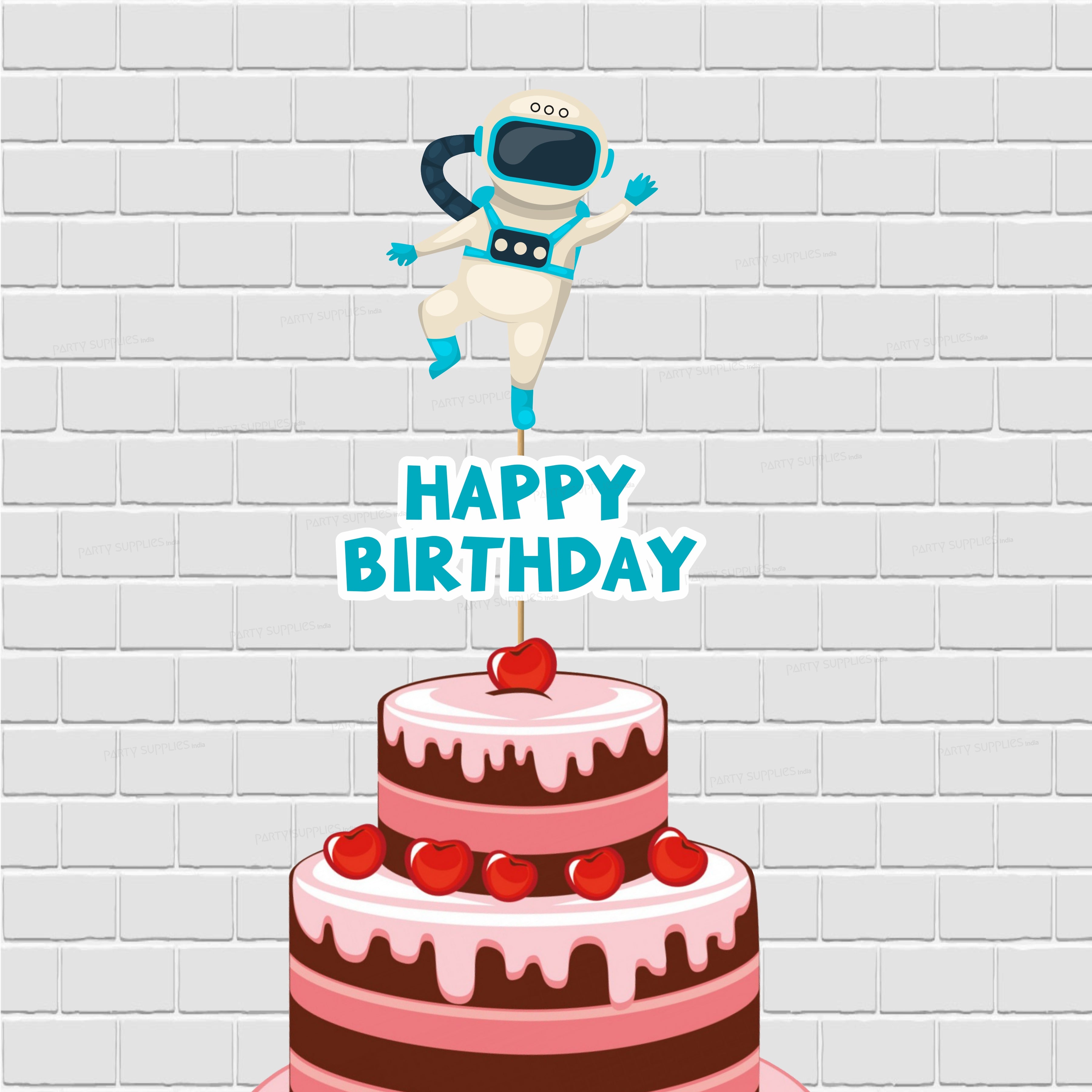 Space Theme Cake Topper