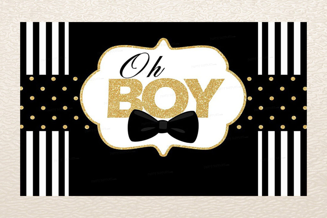 Little Man Theme Personalized Welcome Board