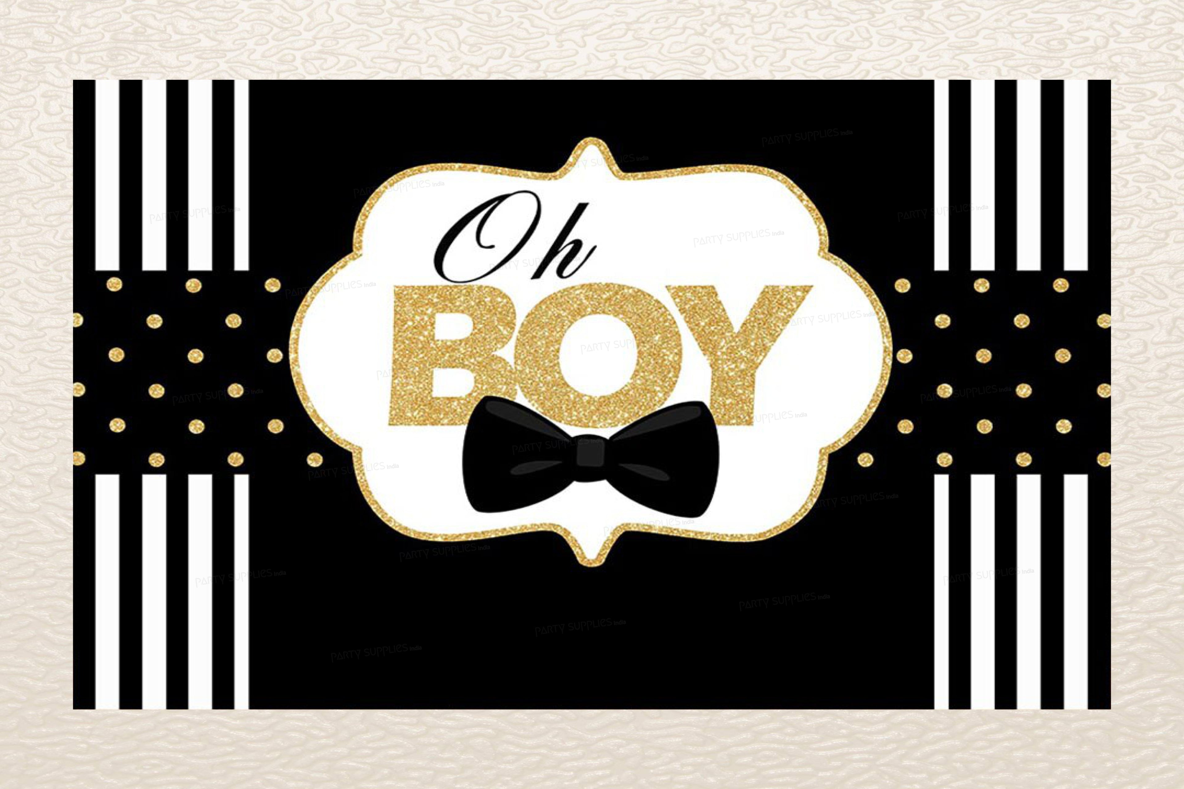 Little Man Theme Personalized Welcome Board