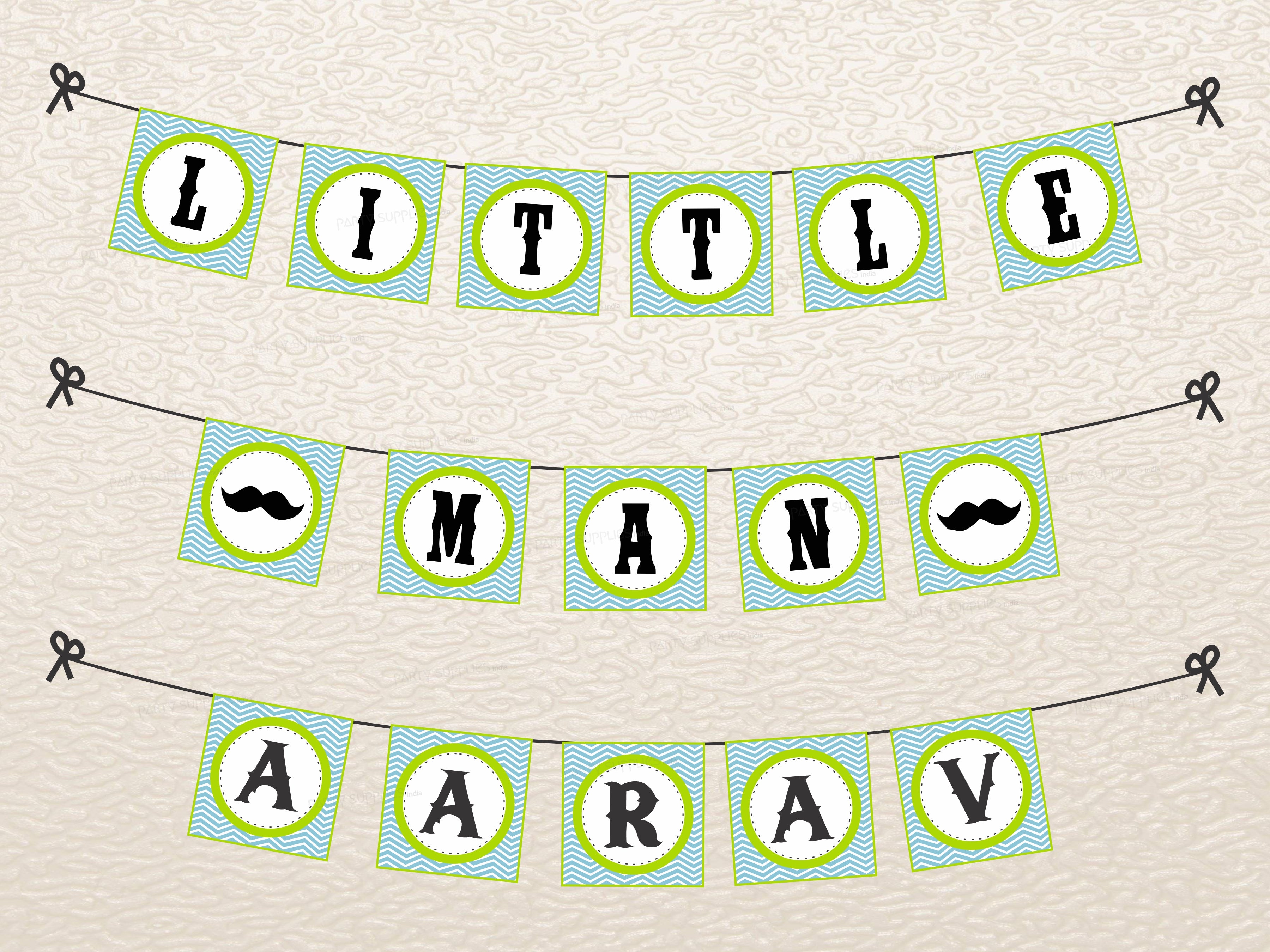 Little Man Theme Hanging