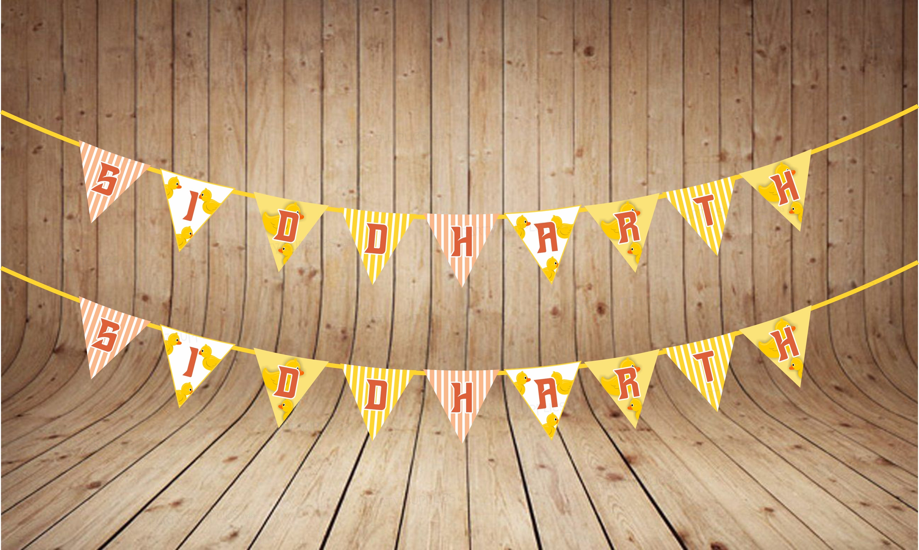 Duck Theme Boy Flag Hanging