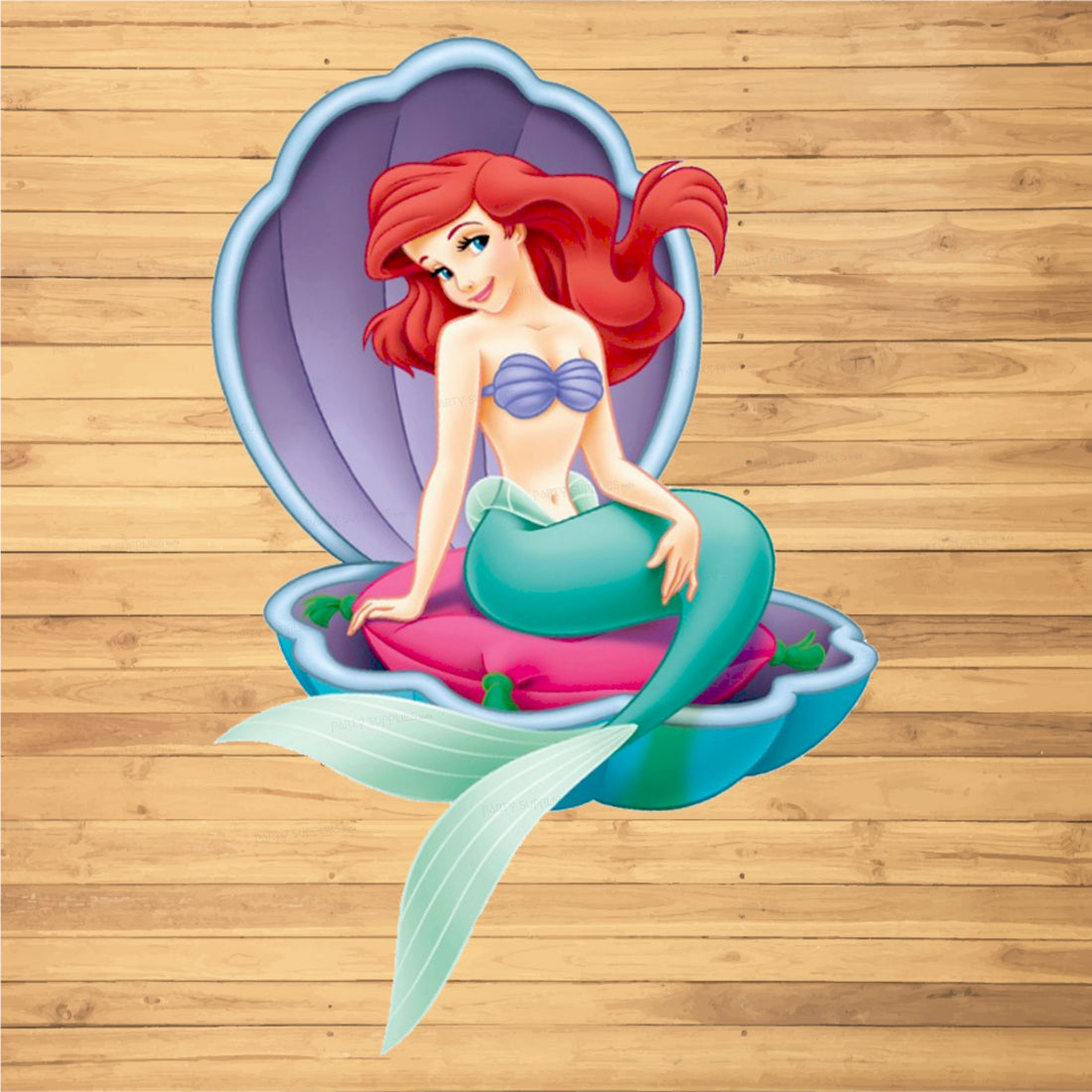 Mermaid Theme Sitting Cutout