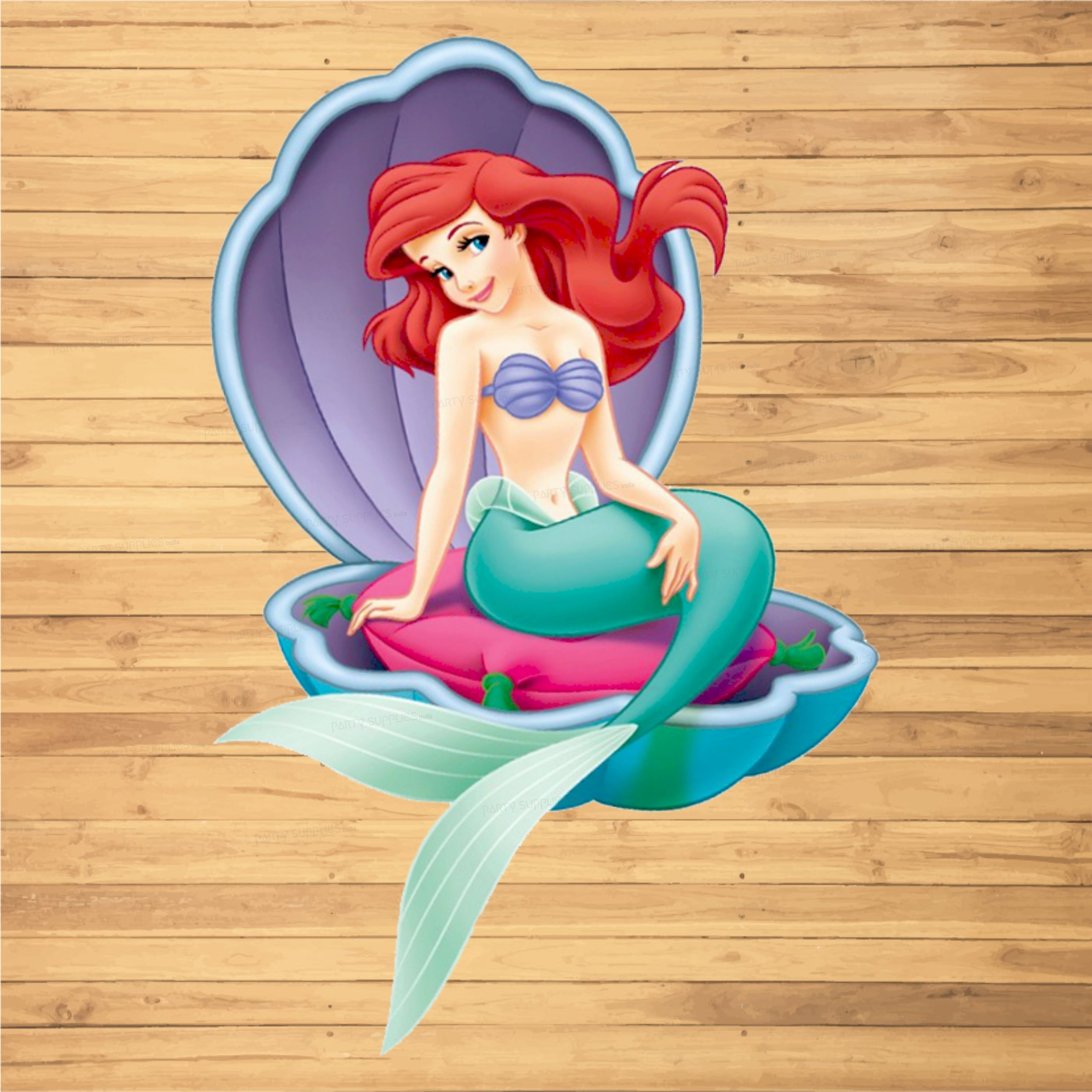Mermaid Theme Sitting Cutout