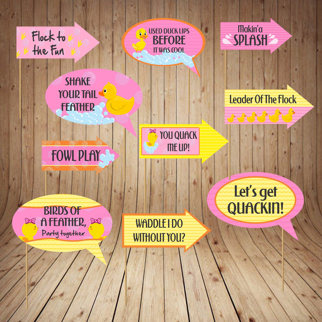 Duck Theme Girl Props