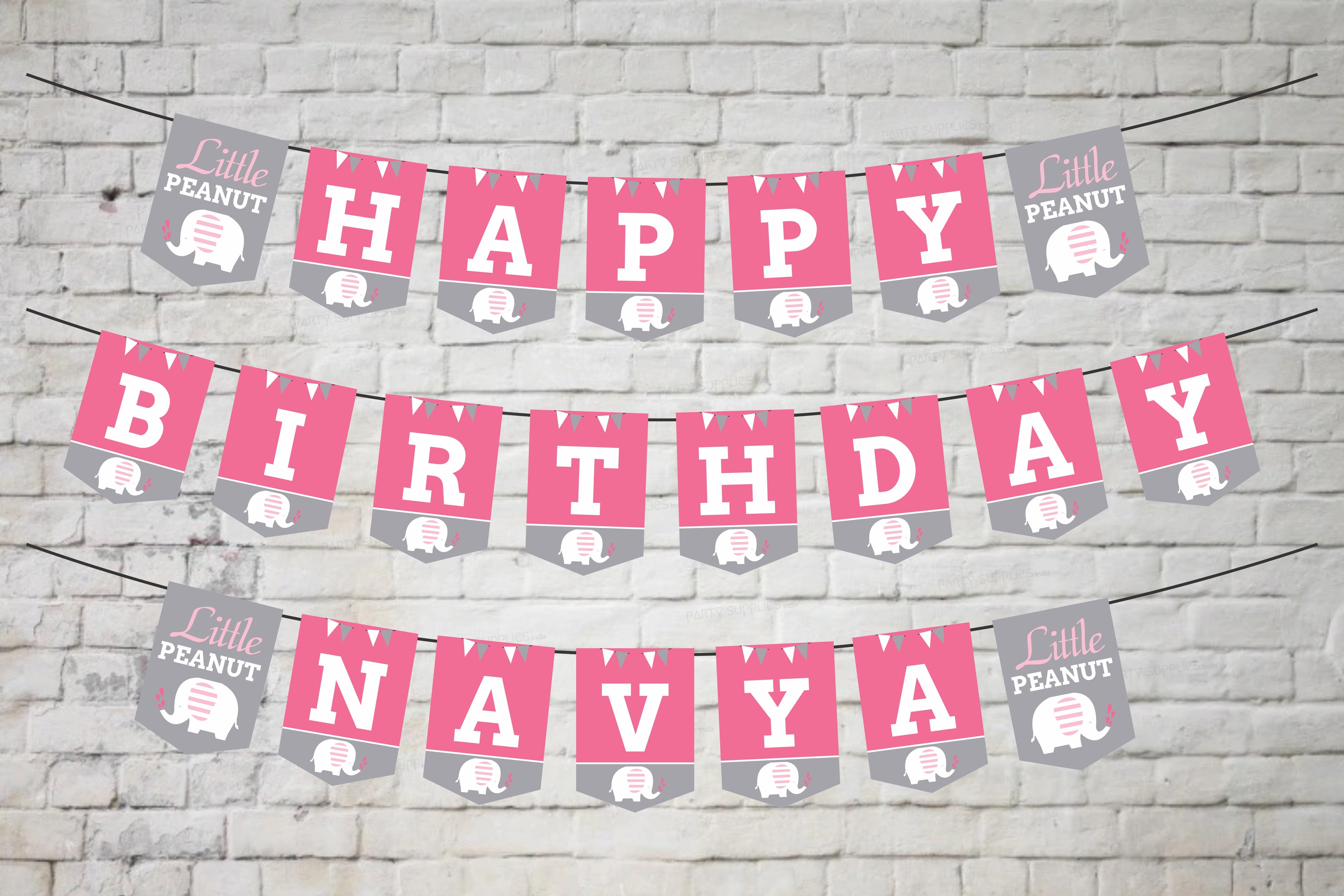 Pink Elephant Theme Hanging