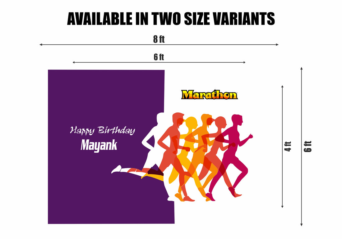 Marathon Theme Premium Backdrop