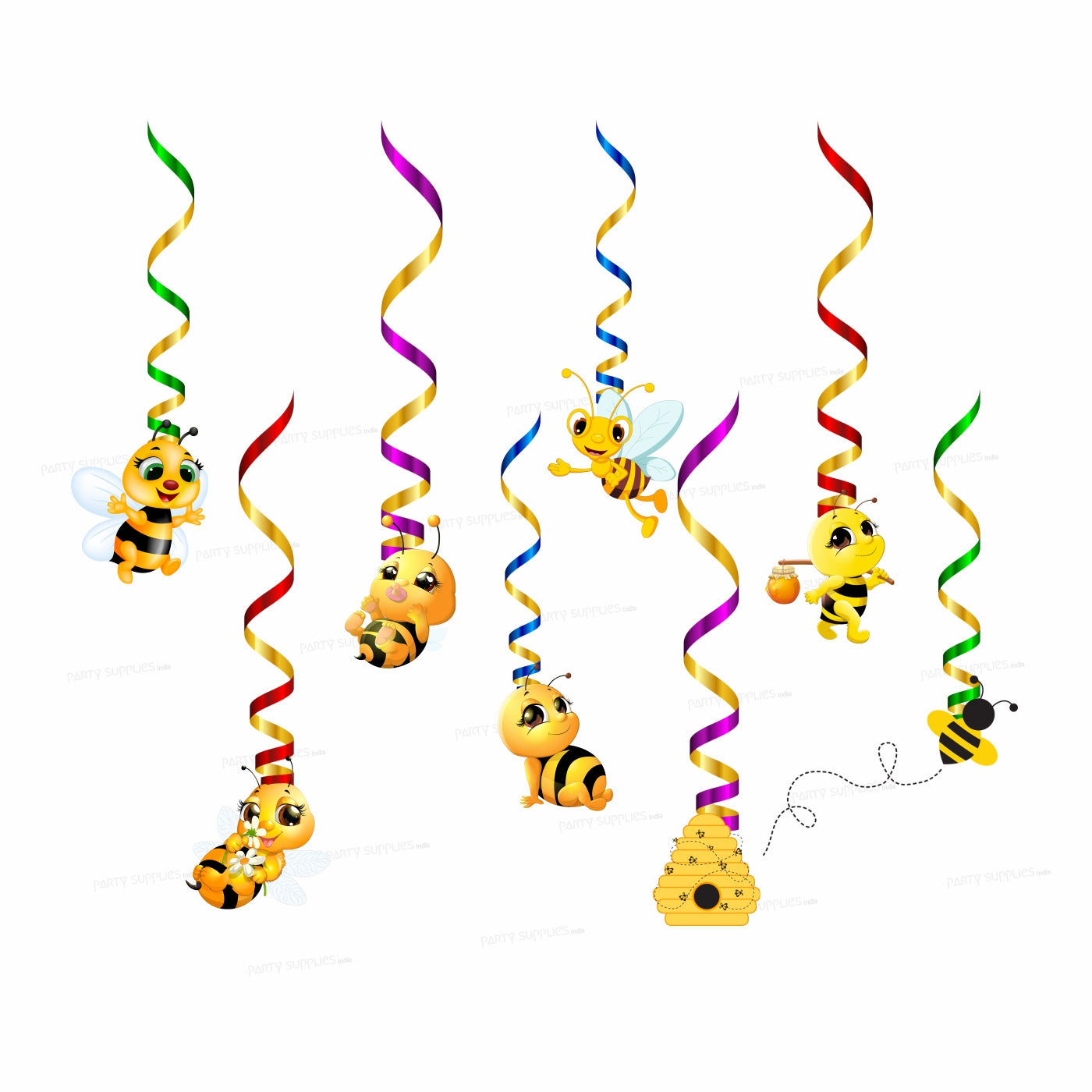 Bumble Bee Theme Classic Swirls