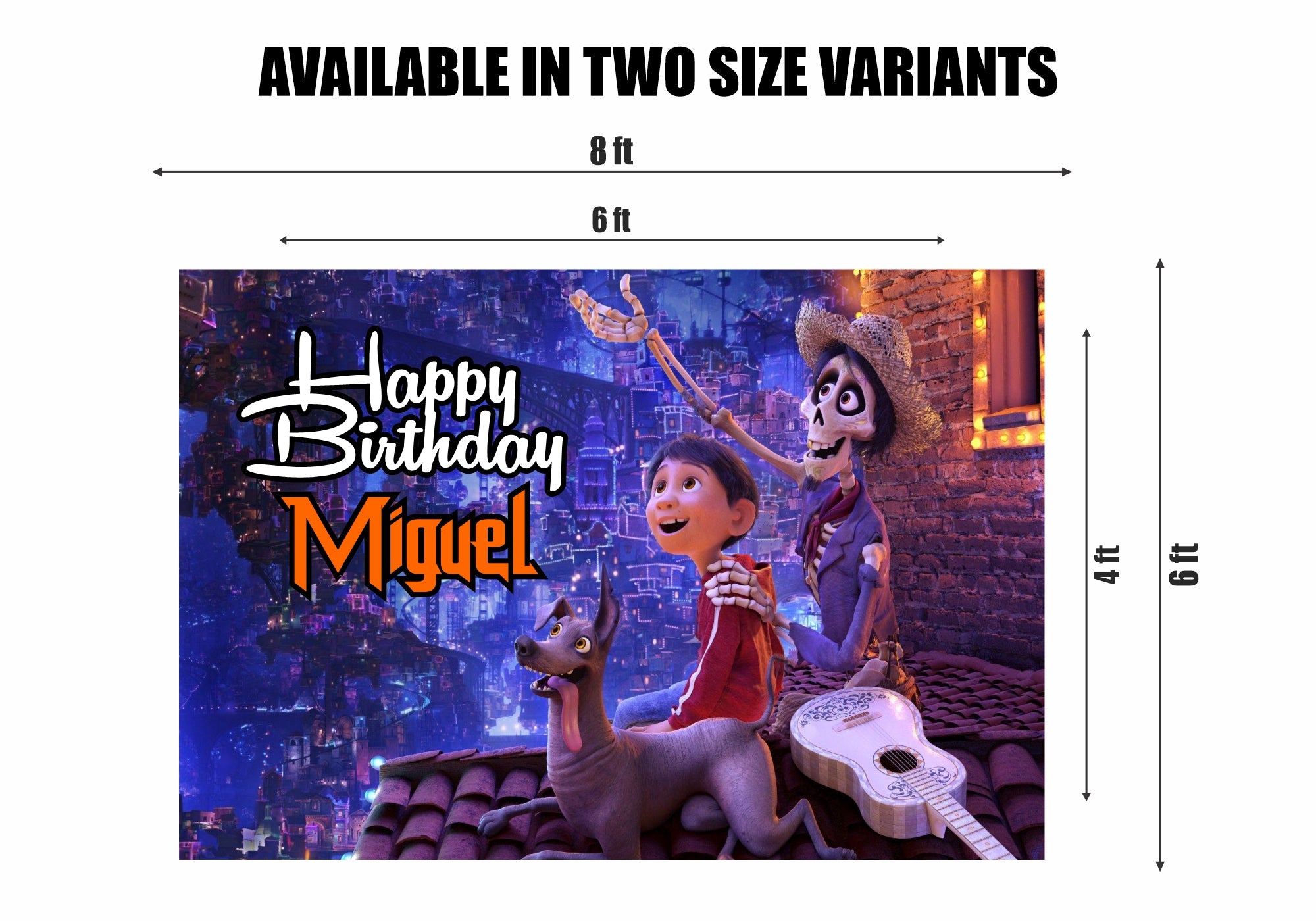 Coco Theme Customized Backdrop