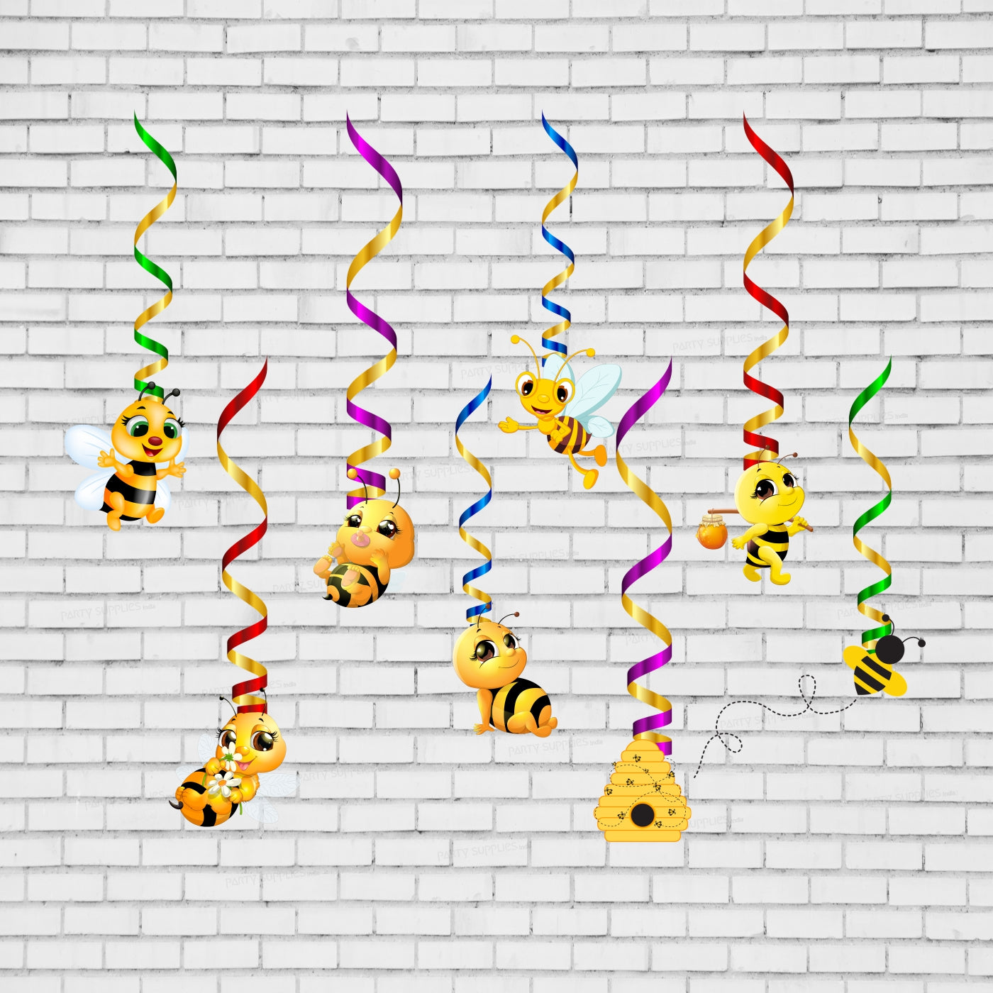 Bumble Bee Theme Classic Swirls