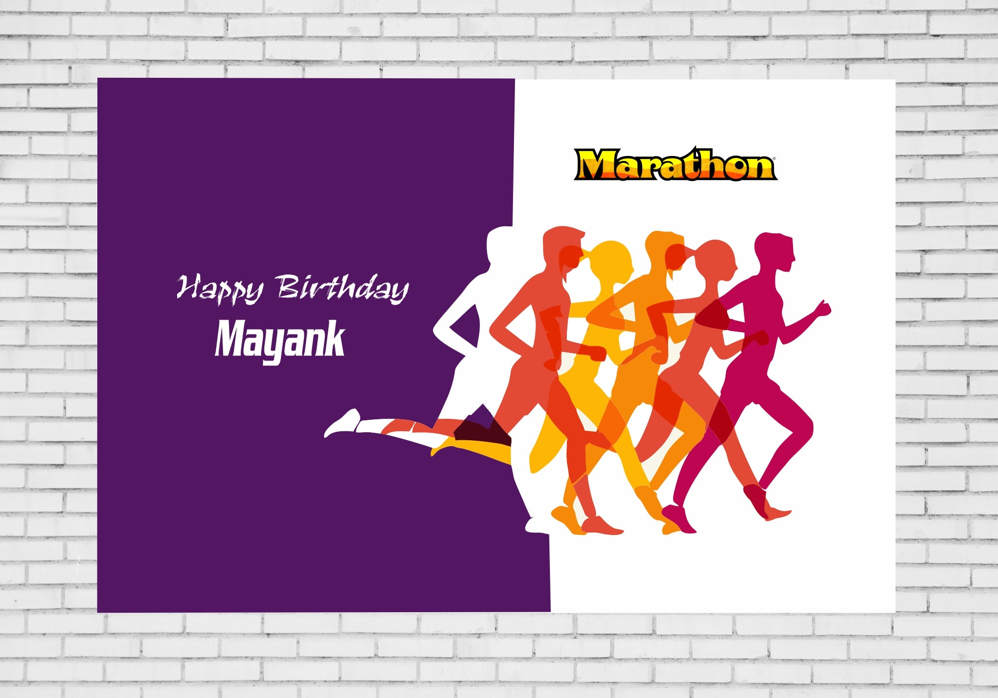 Marathon Theme Premium Backdrop