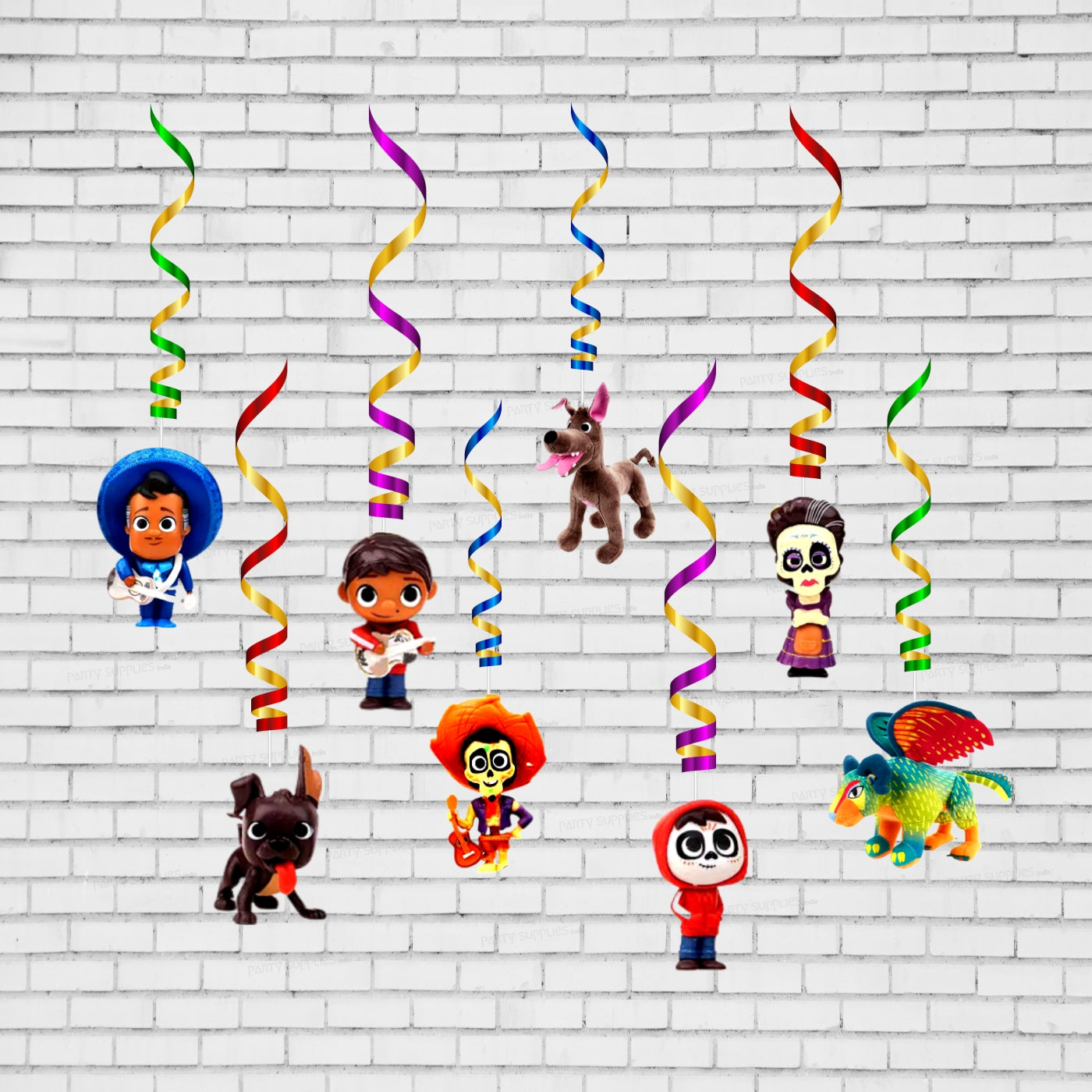 Coco Theme Personalized Swirls