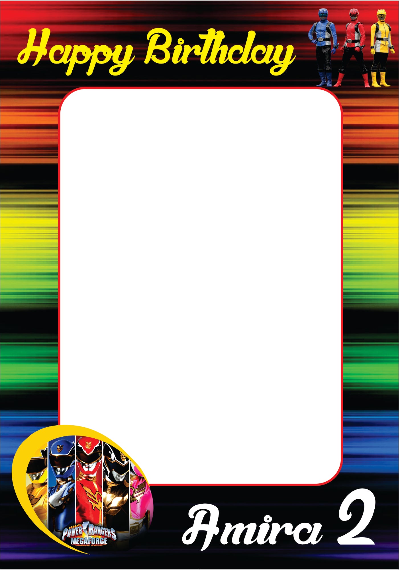 Power Rangers Theme Classic PhotoBooth