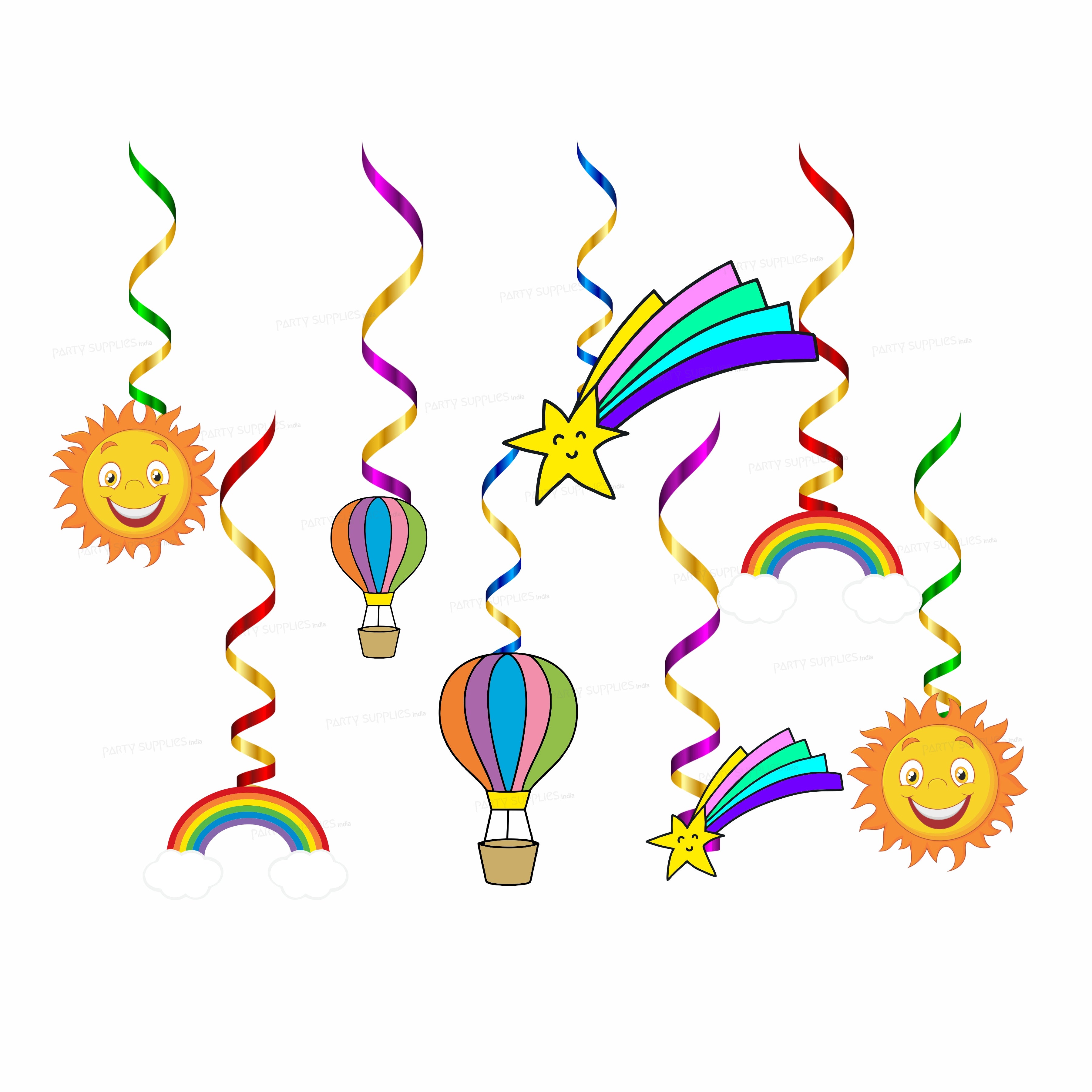 Sunshine Theme Boy Swirls