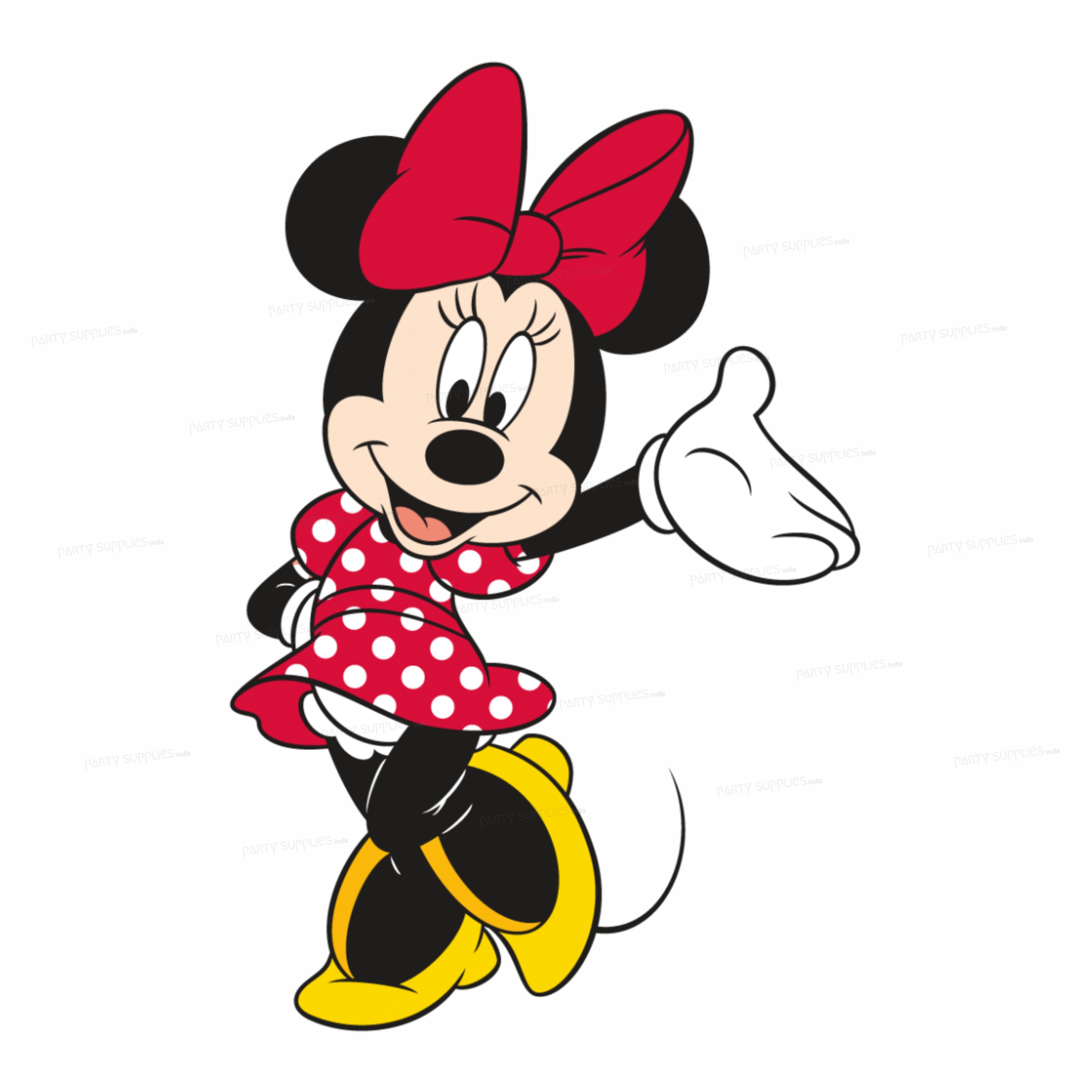Minnie Mouse Dancing Theme Cutout