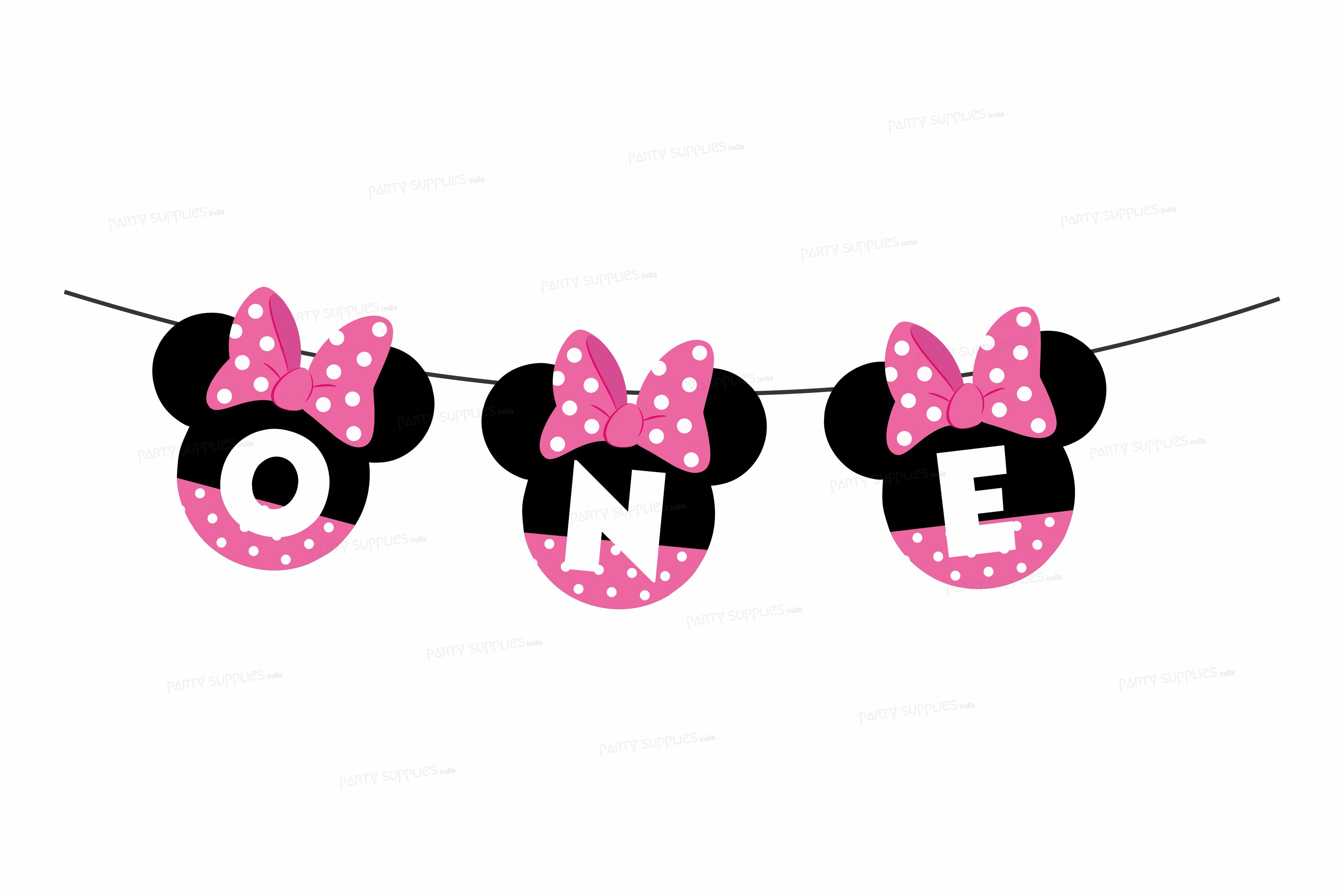 Minnie Mouse Theme Baby Age Hanging