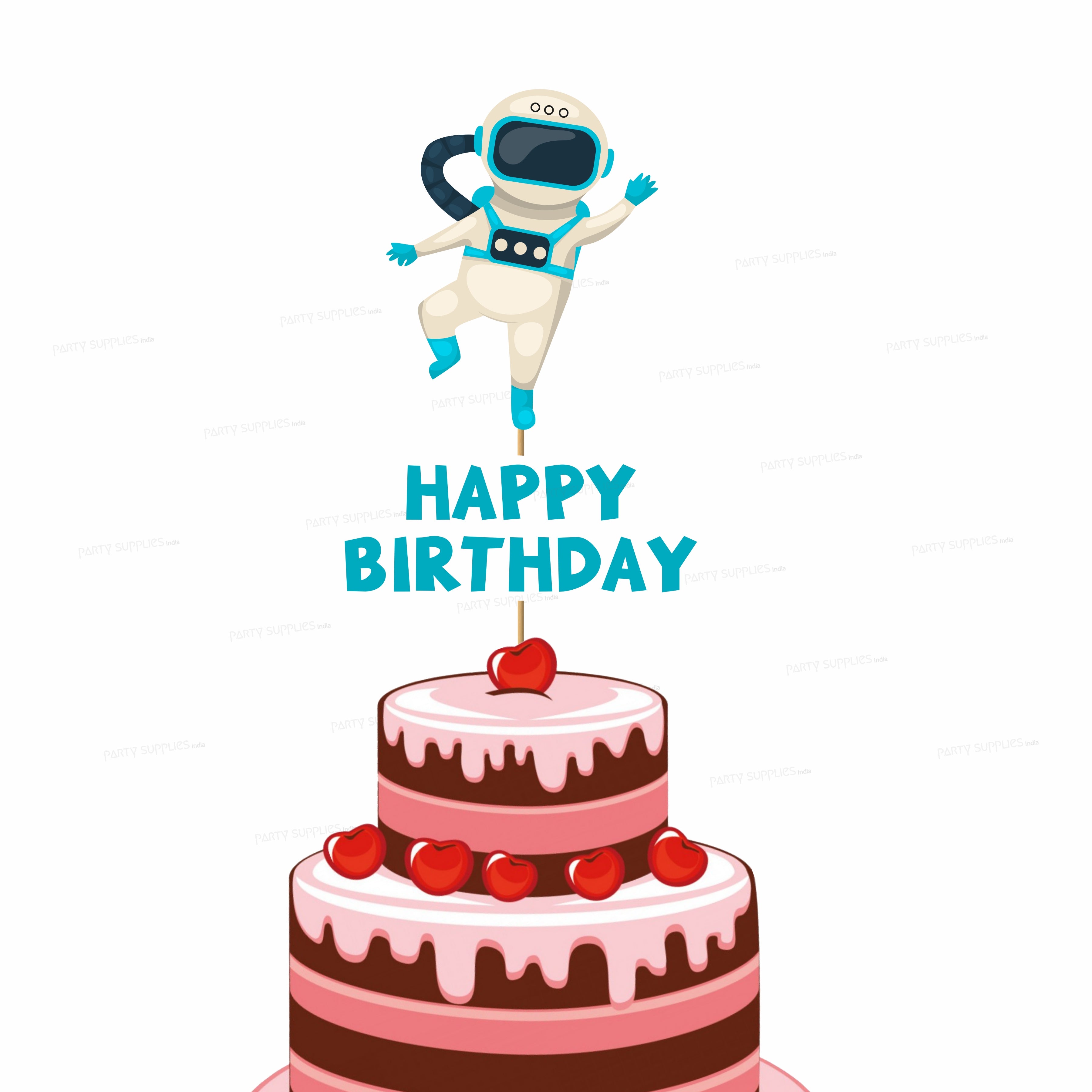 Space Theme Cake Topper