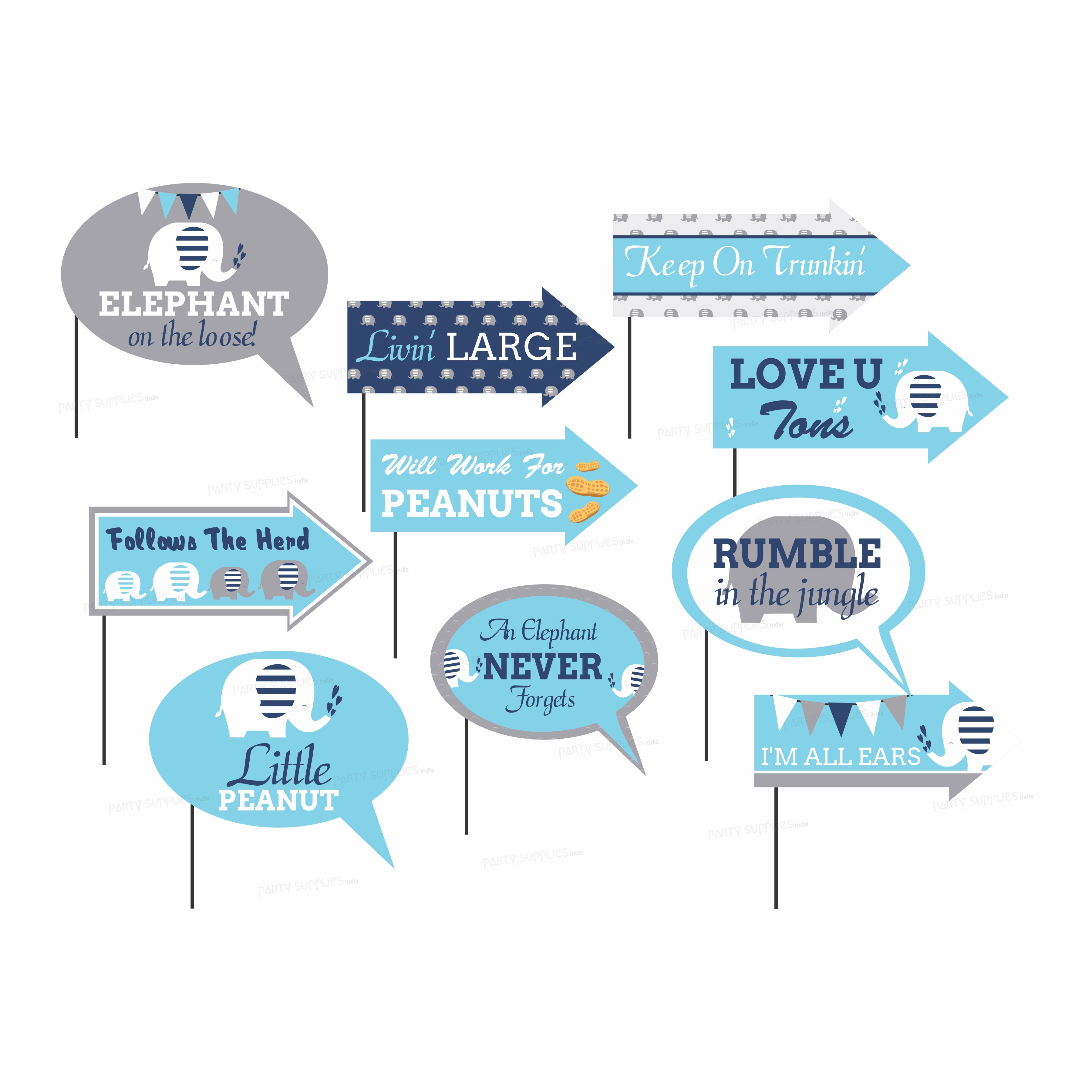 Blue Elephant Theme Classic Kit