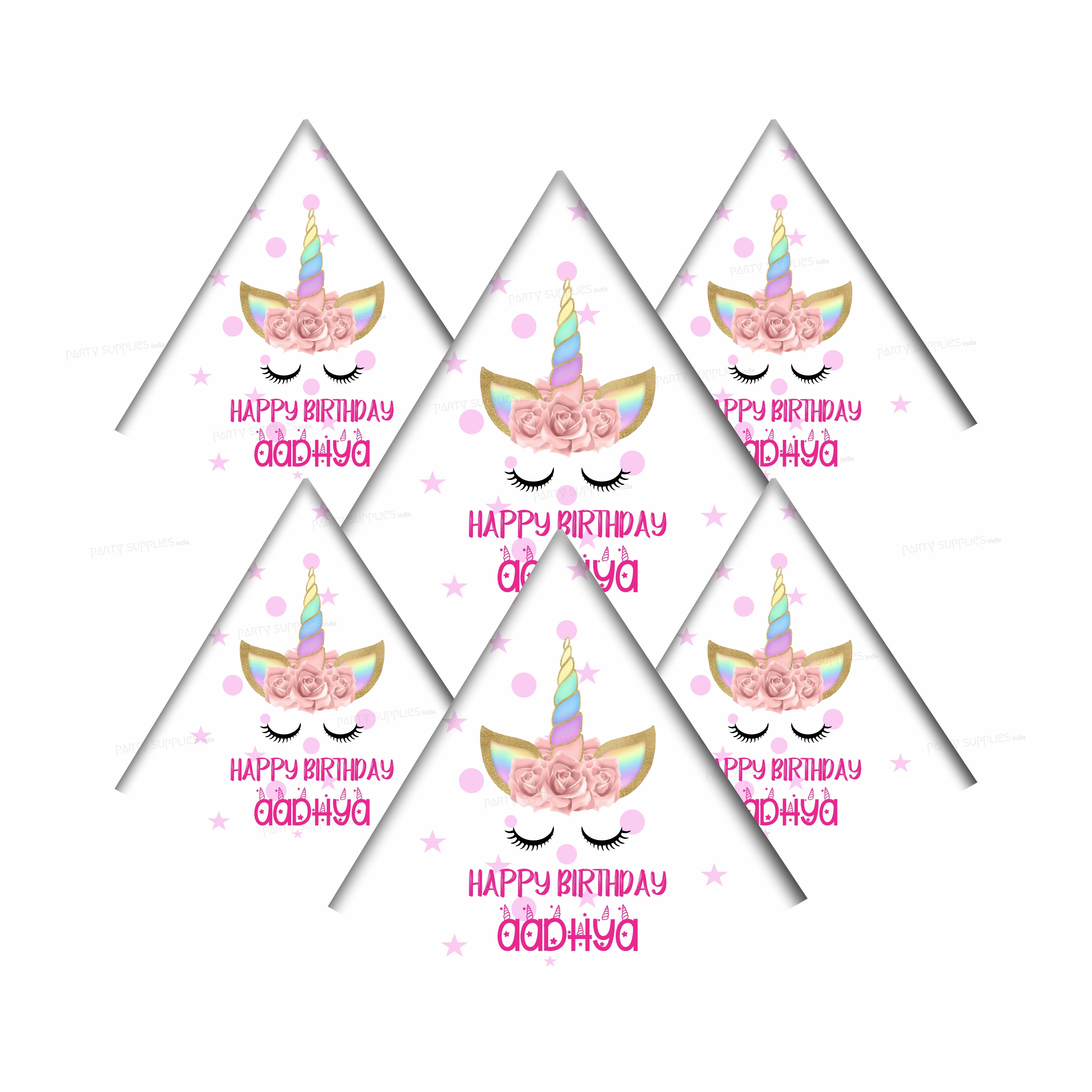 Unicorn Theme Personalized Hat