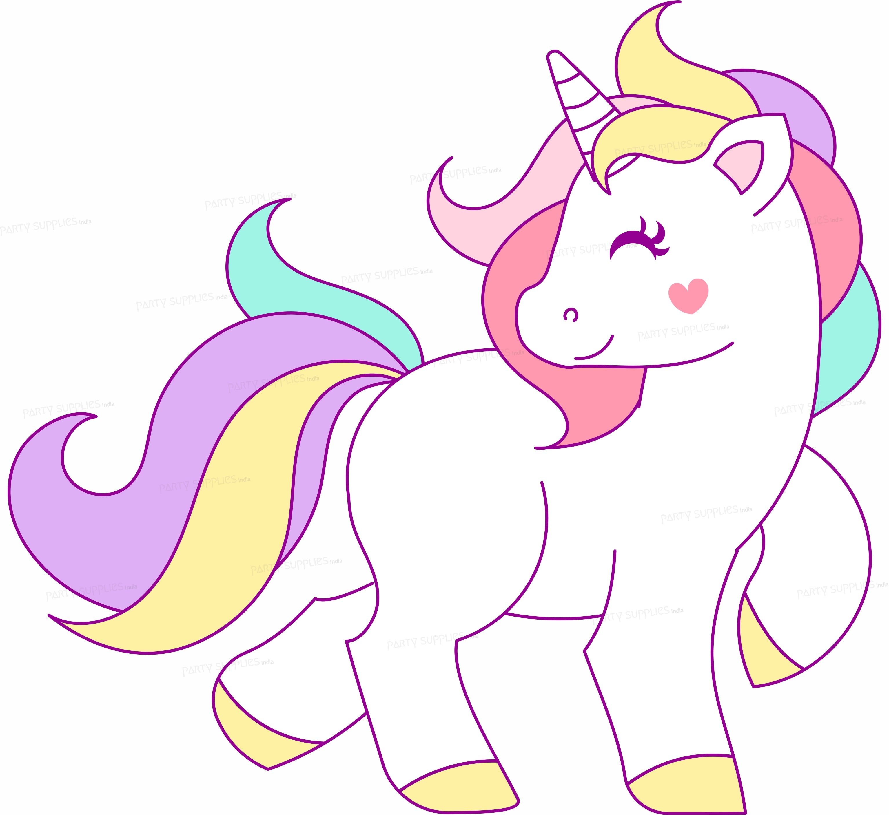 Unicorn Theme Cutout