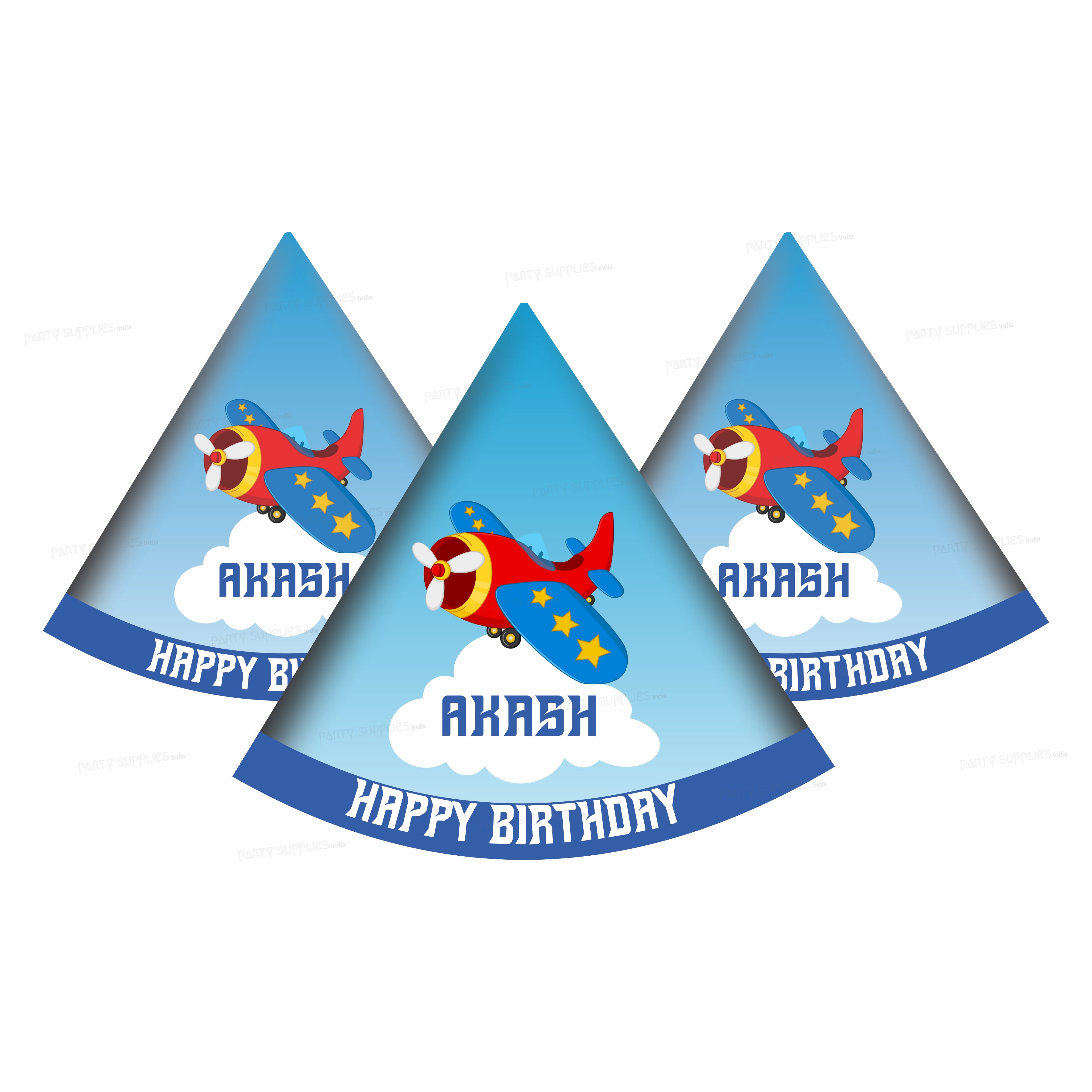 Aeroplane Theme Customized Hat