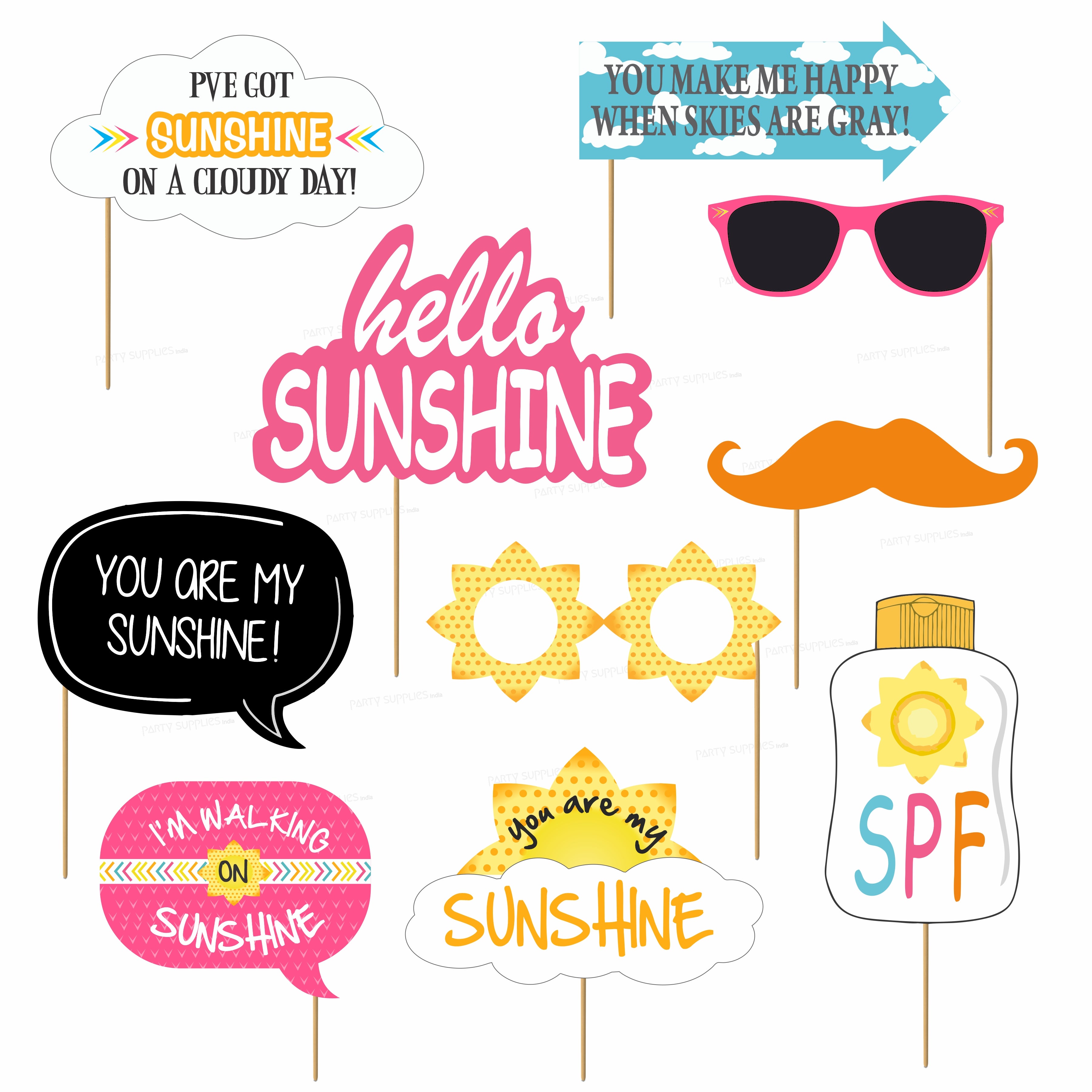 Sunshine Theme Boy Props