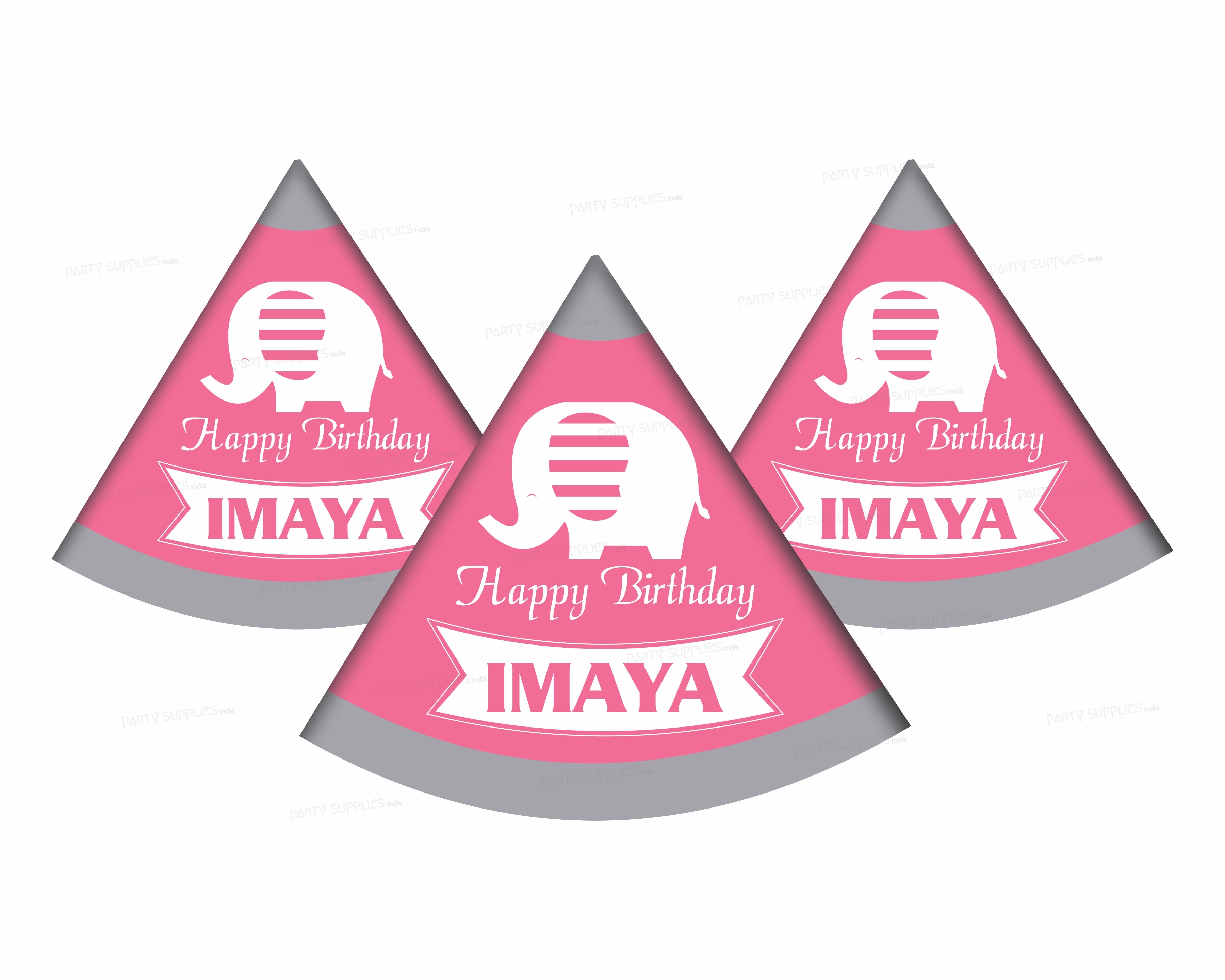 Pink Elephant Theme Hat