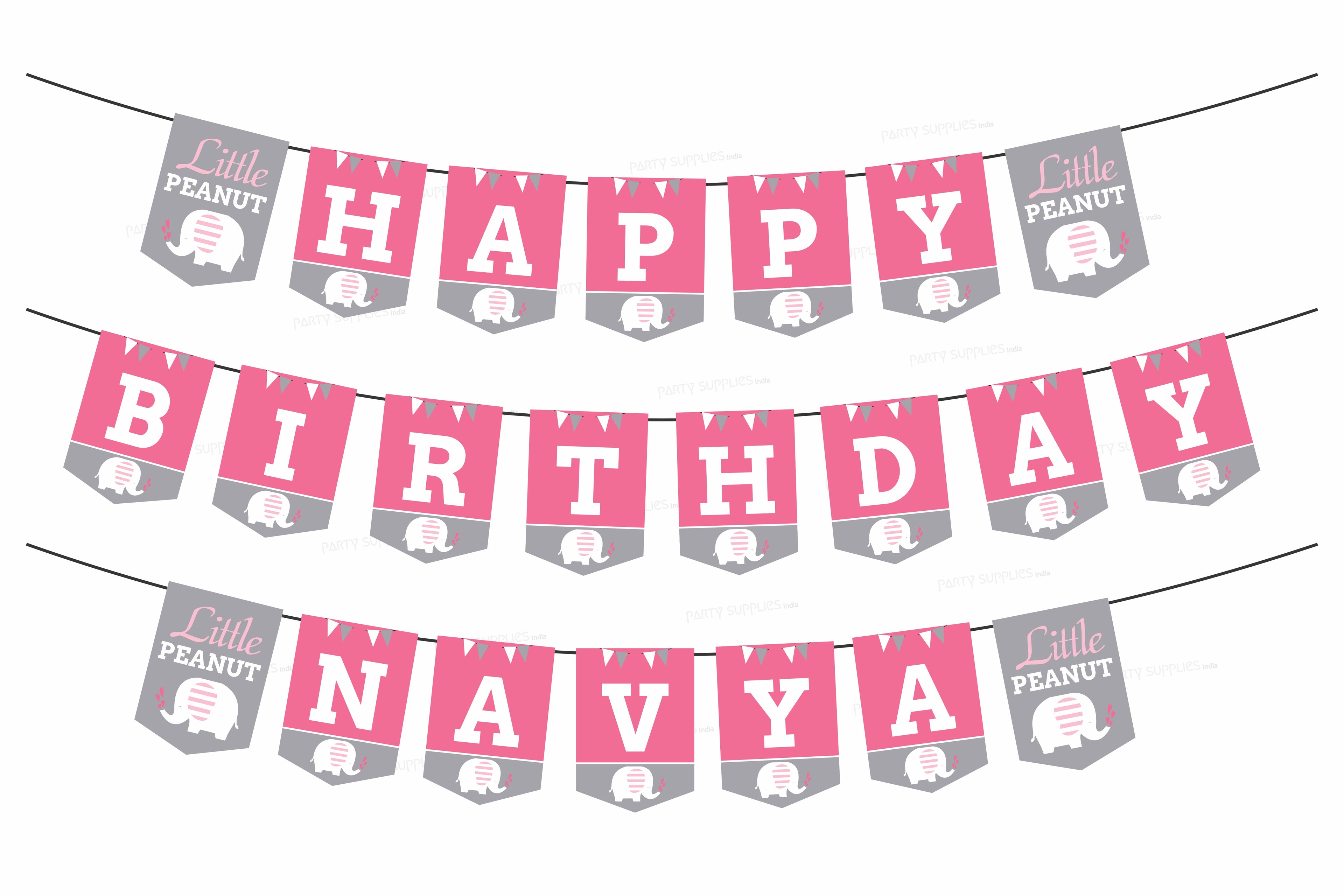 Pink Elephant Theme Hanging