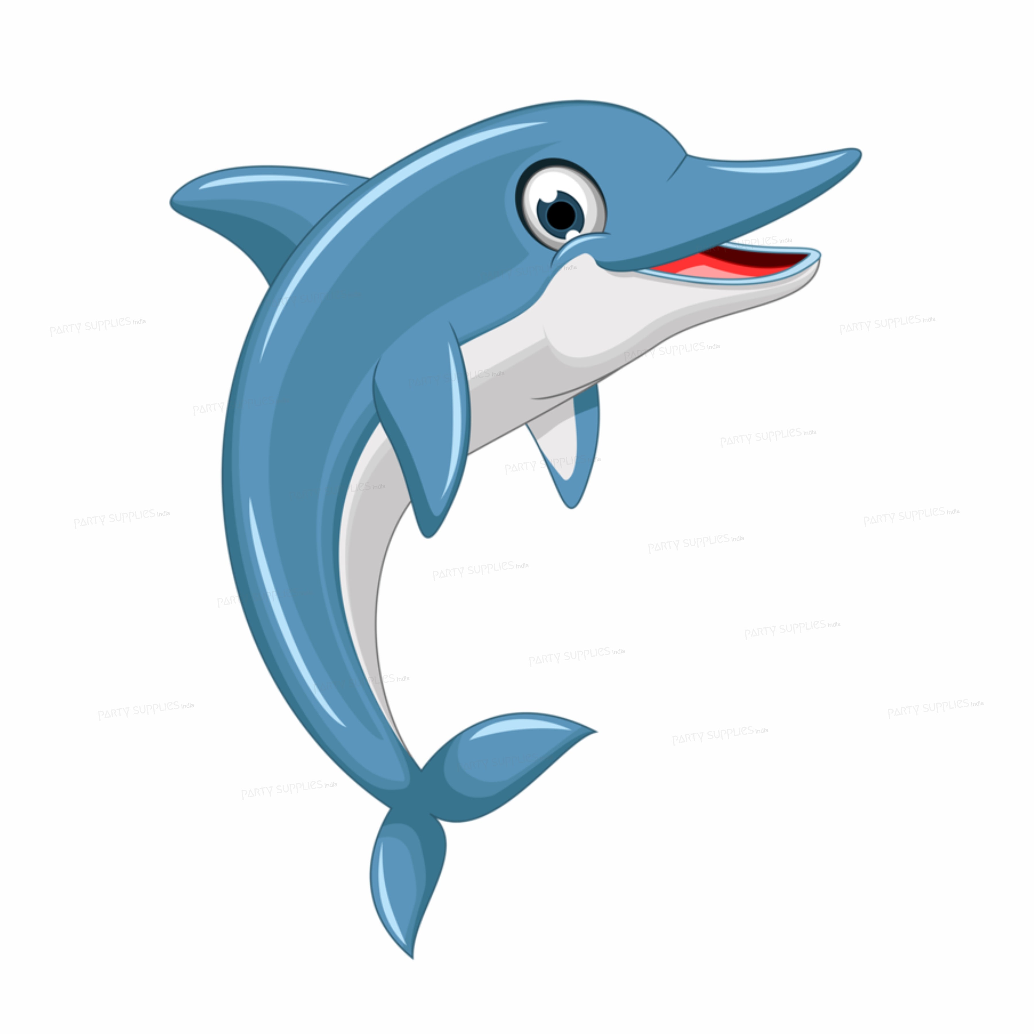 Mermaid Theme Fish Cutout