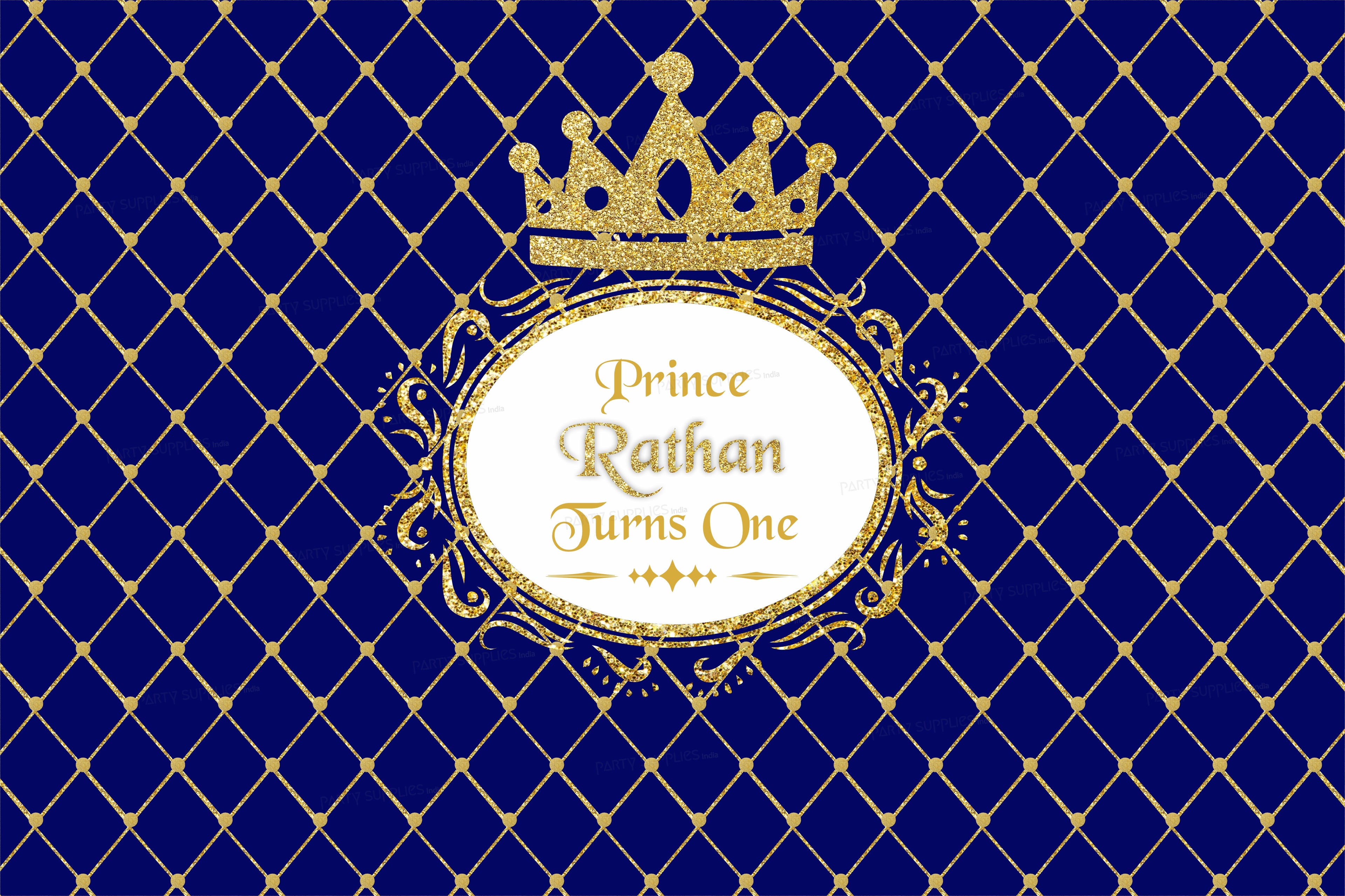 Prince Theme Personalized Backdrop