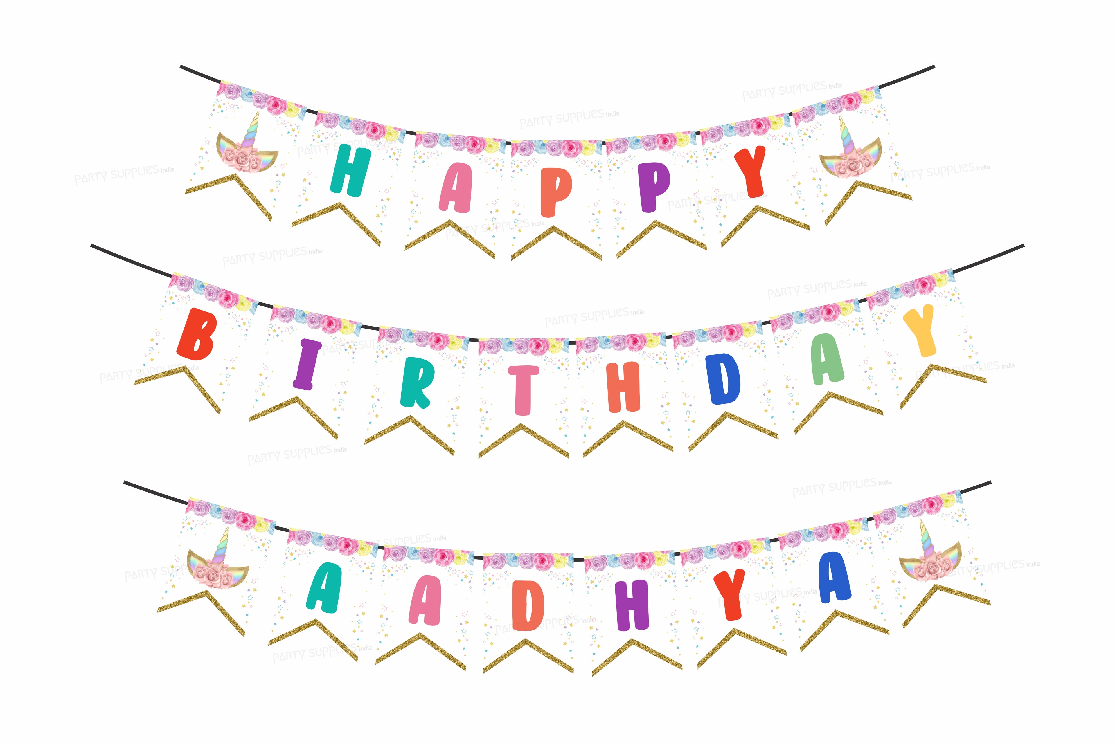 Unicorn Theme Personalized Hanging