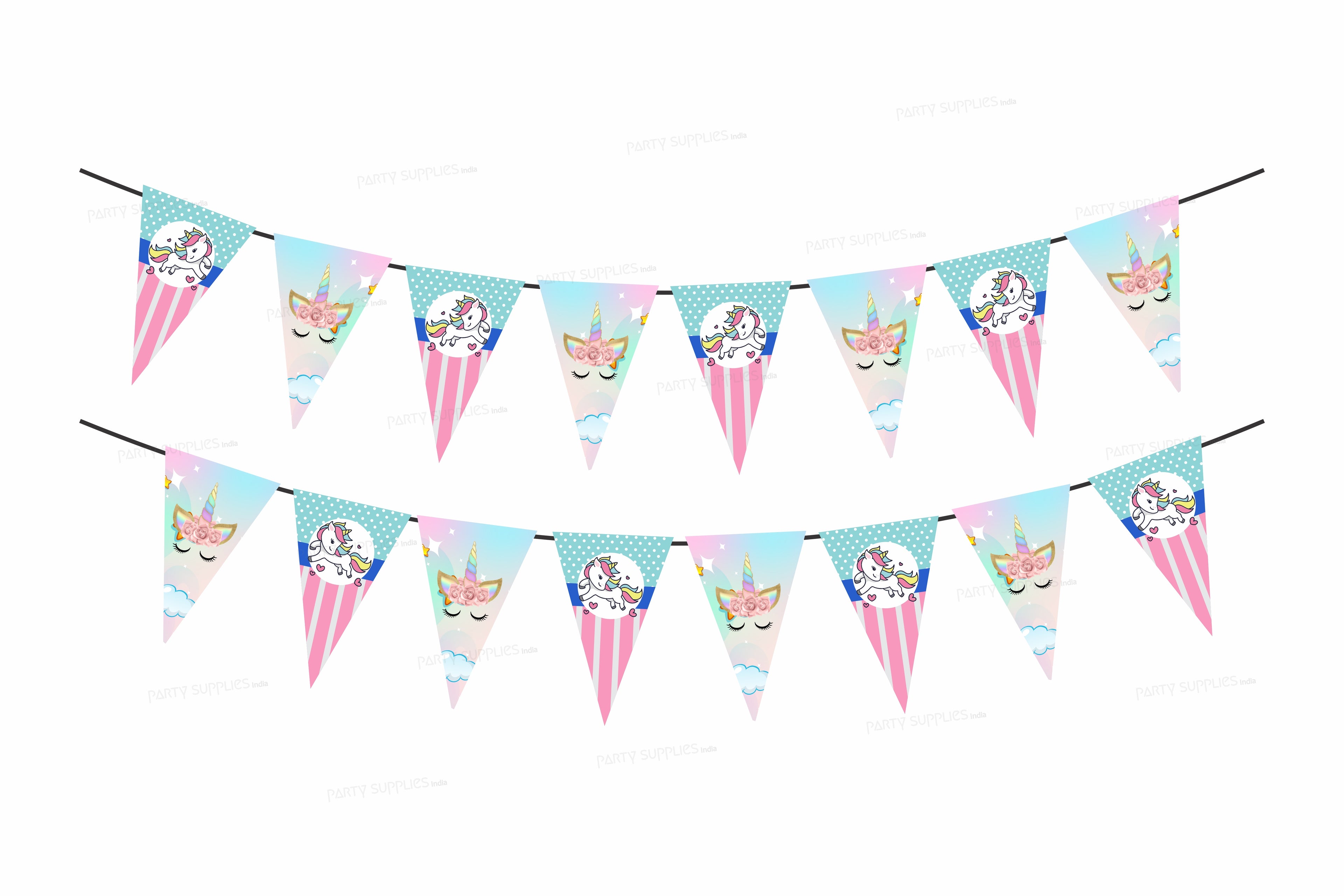 Unicorn Theme Flag Hanging