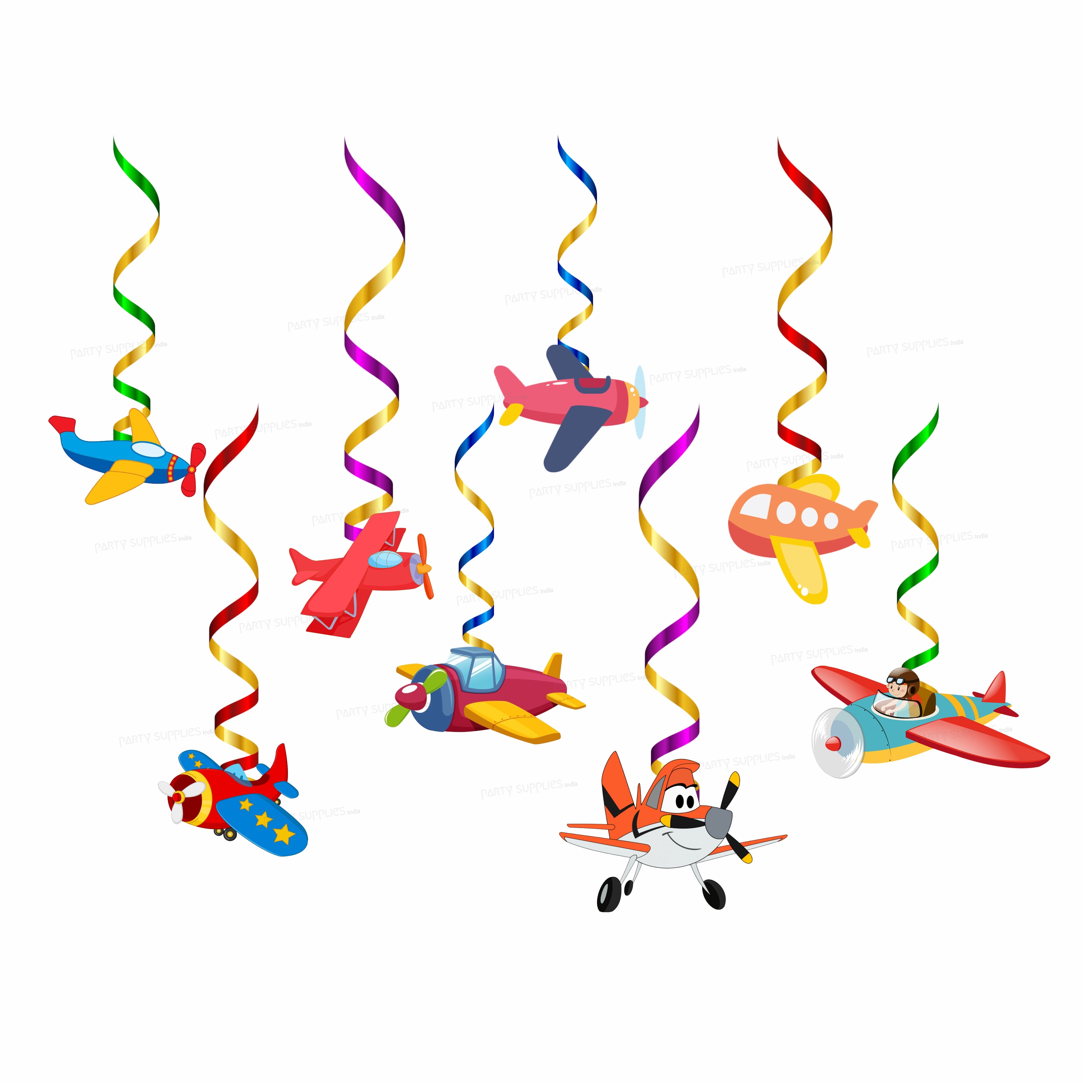 Aeroplane Theme Swirls