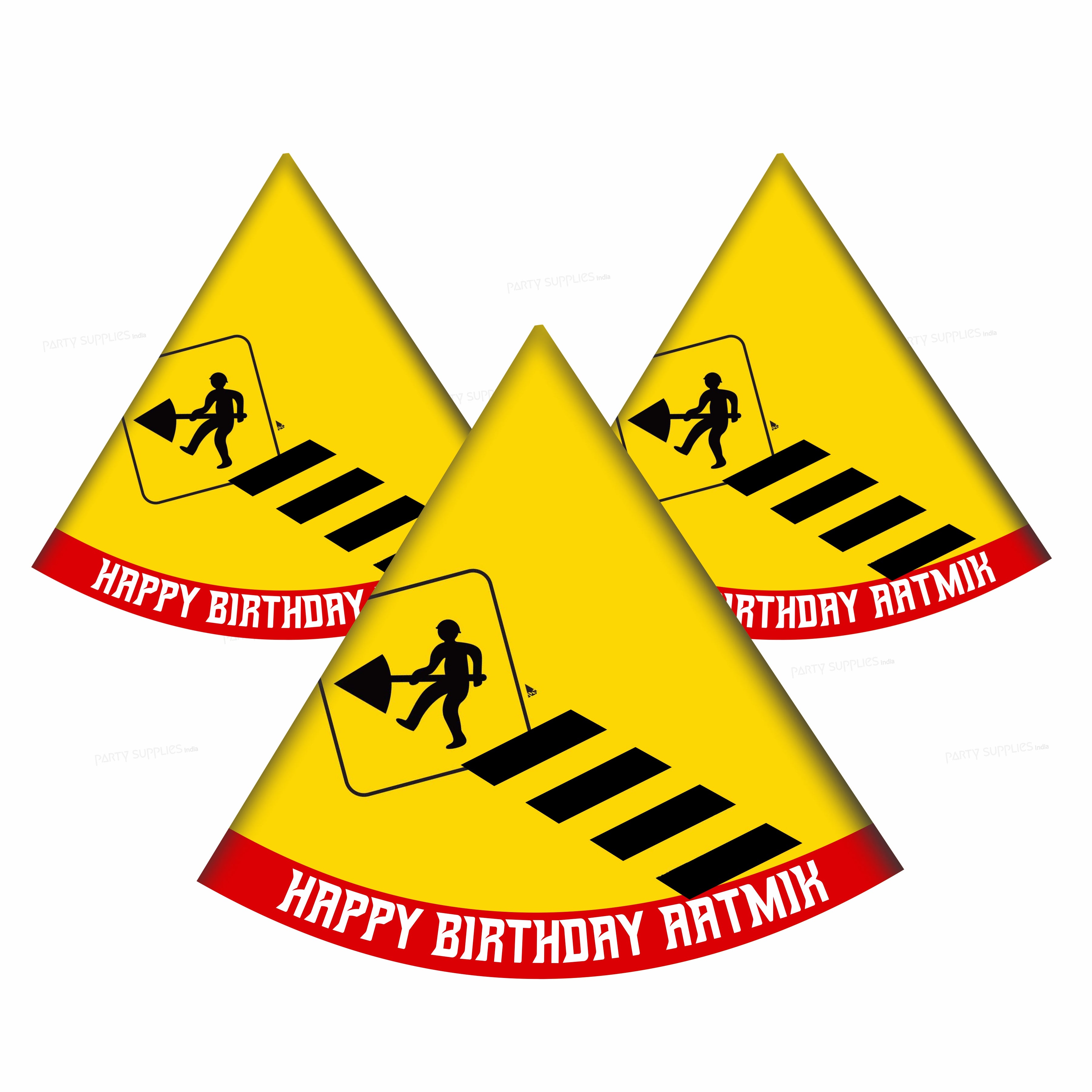 Construction Theme Personalized Hat