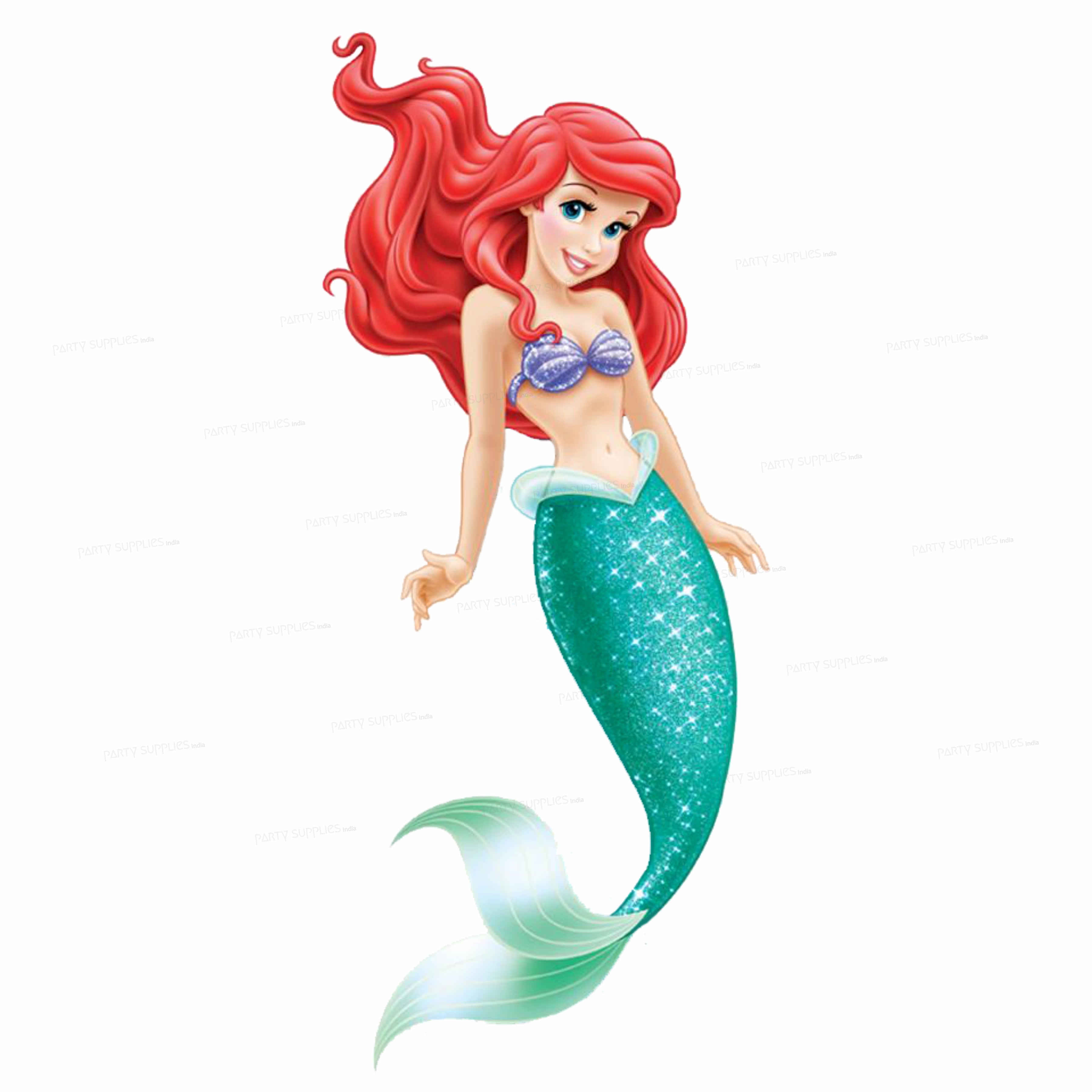 Mermaid Theme Semi-Girl Cutout