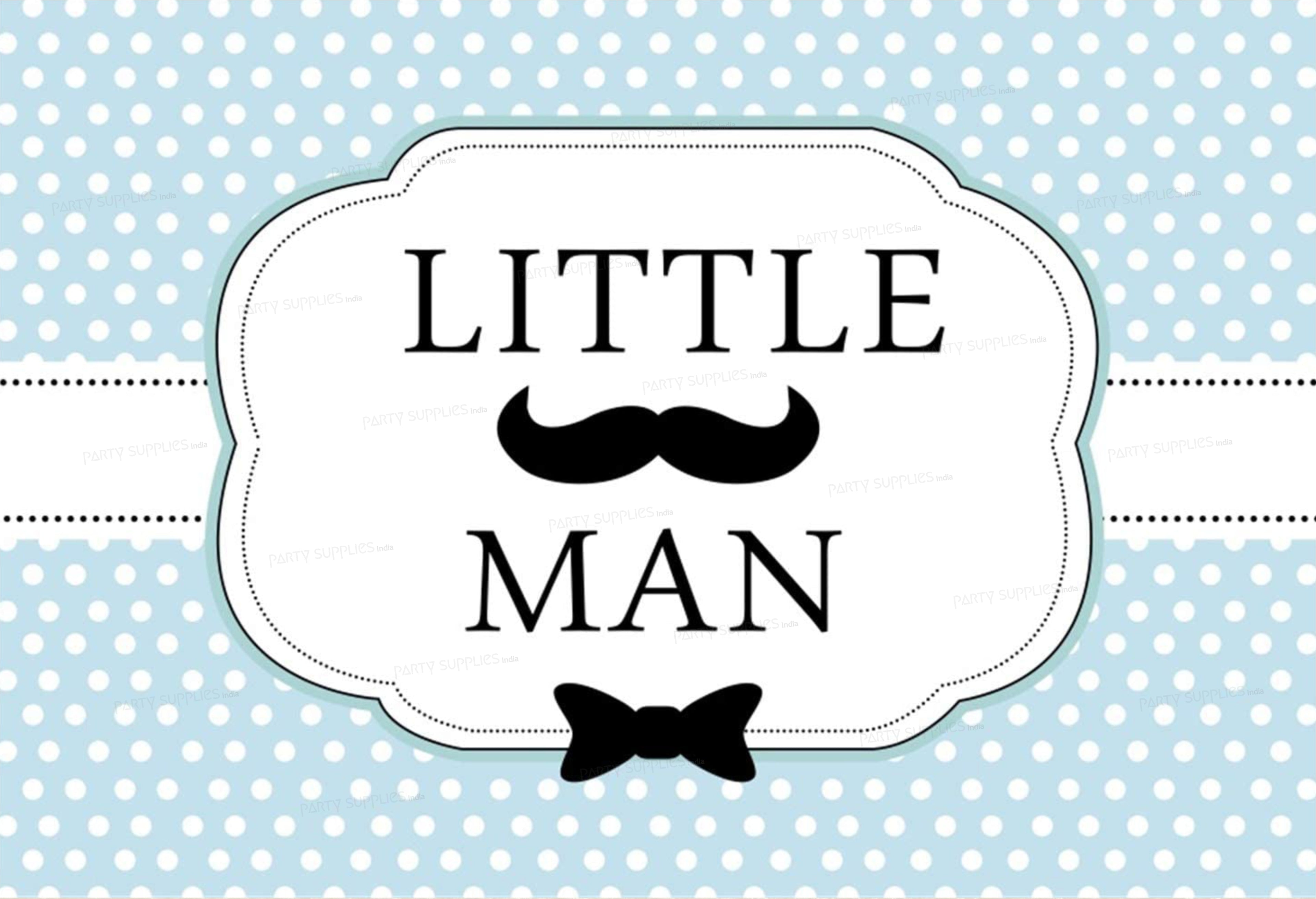 Little Man Theme Customized Welcome Board