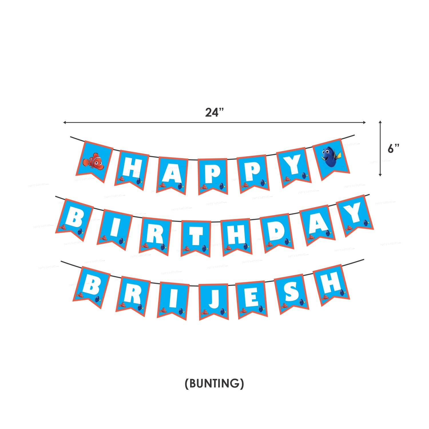 Nemo and Dory Theme Basic Kit - image 2 of 4 | Party Supplies India