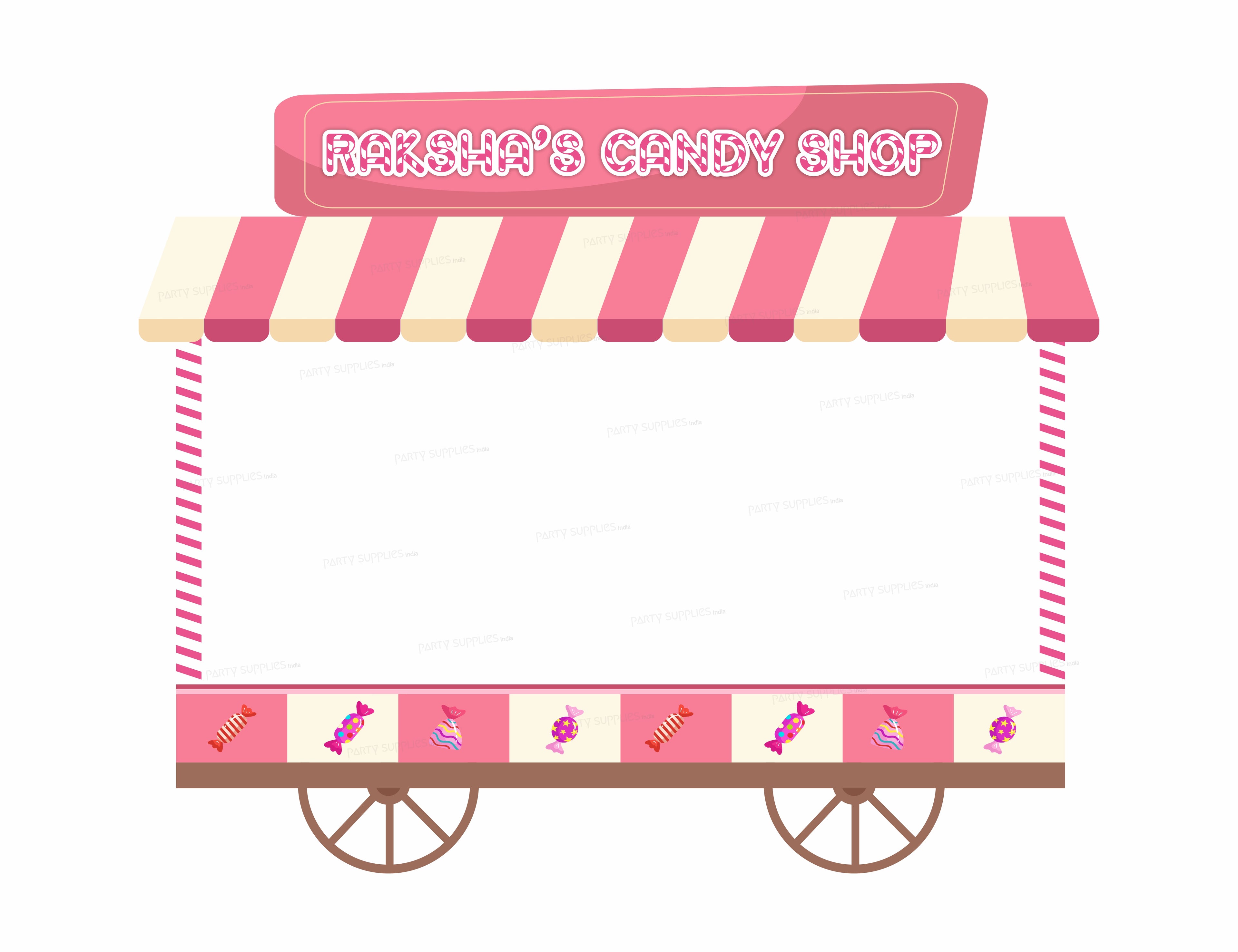 Candy Shop on Wheels Theme Photobooth