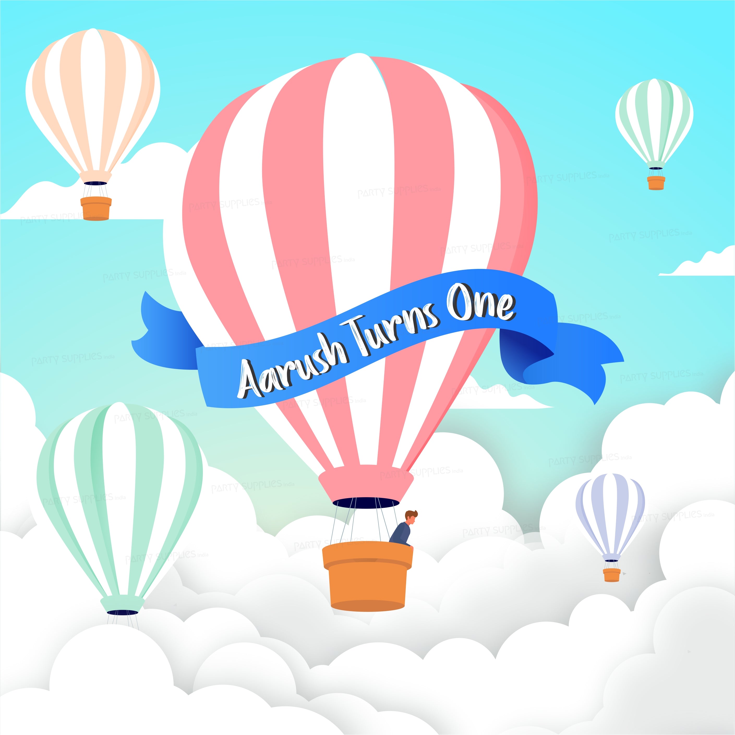 Aeroplane Theme Backdrop